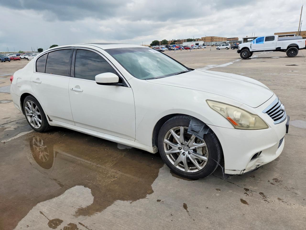 2012 Infiniti G37 Sedan Journey White vin: JN1CV6AP6CM931244