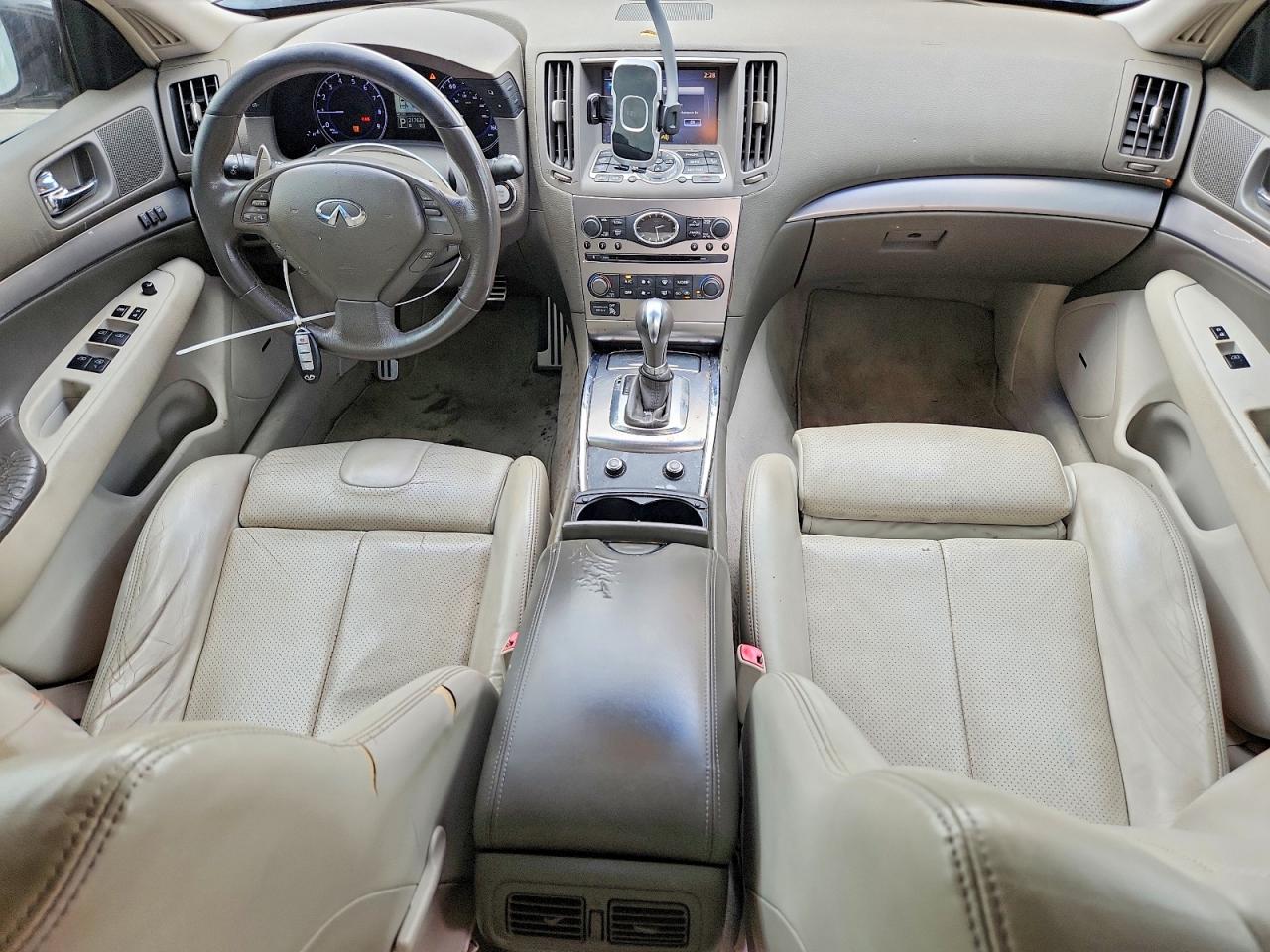 2012 Infiniti G37 Sedan Journey White vin: JN1CV6AP6CM931244