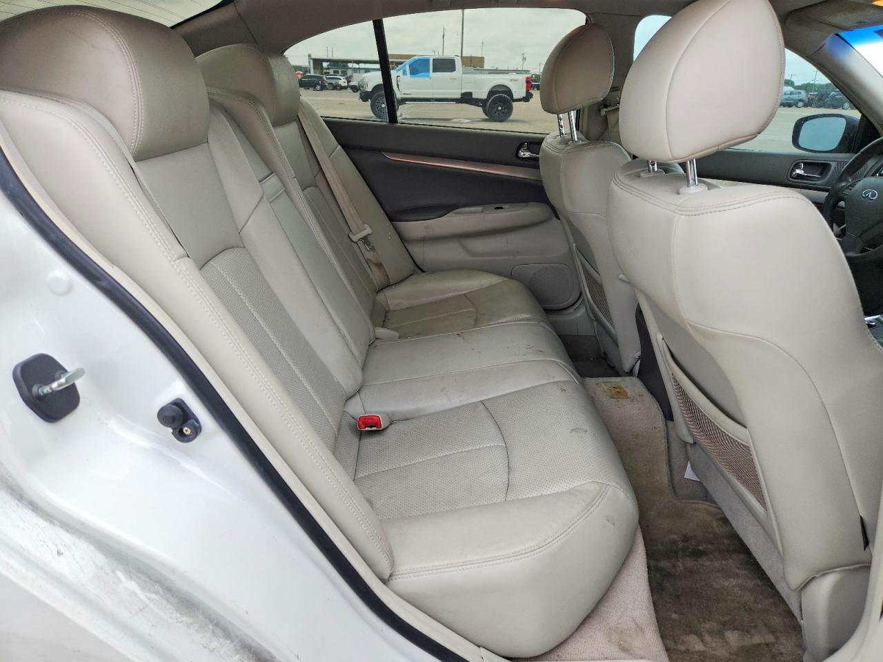 2012 Infiniti G37 Sedan Journey White vin: JN1CV6AP6CM931244
