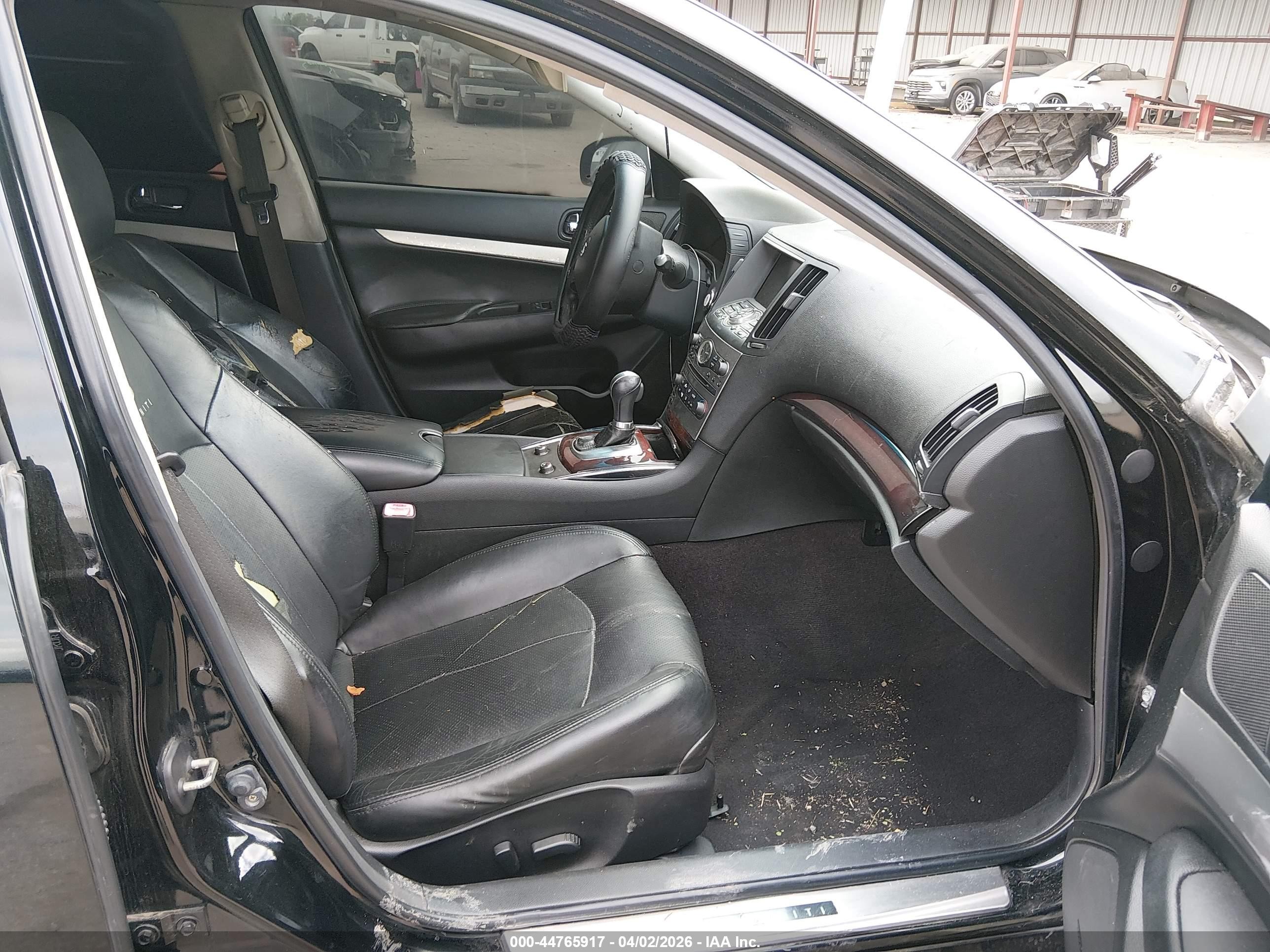 2012 Infiniti G37 Journey Black vin: JN1CV6AP6CM934466