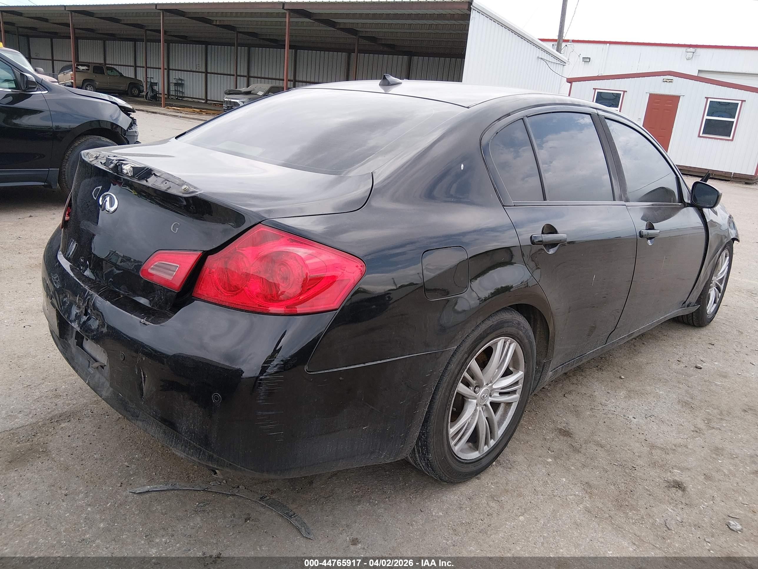 2012 Infiniti G37 Journey Black vin: JN1CV6AP6CM934466