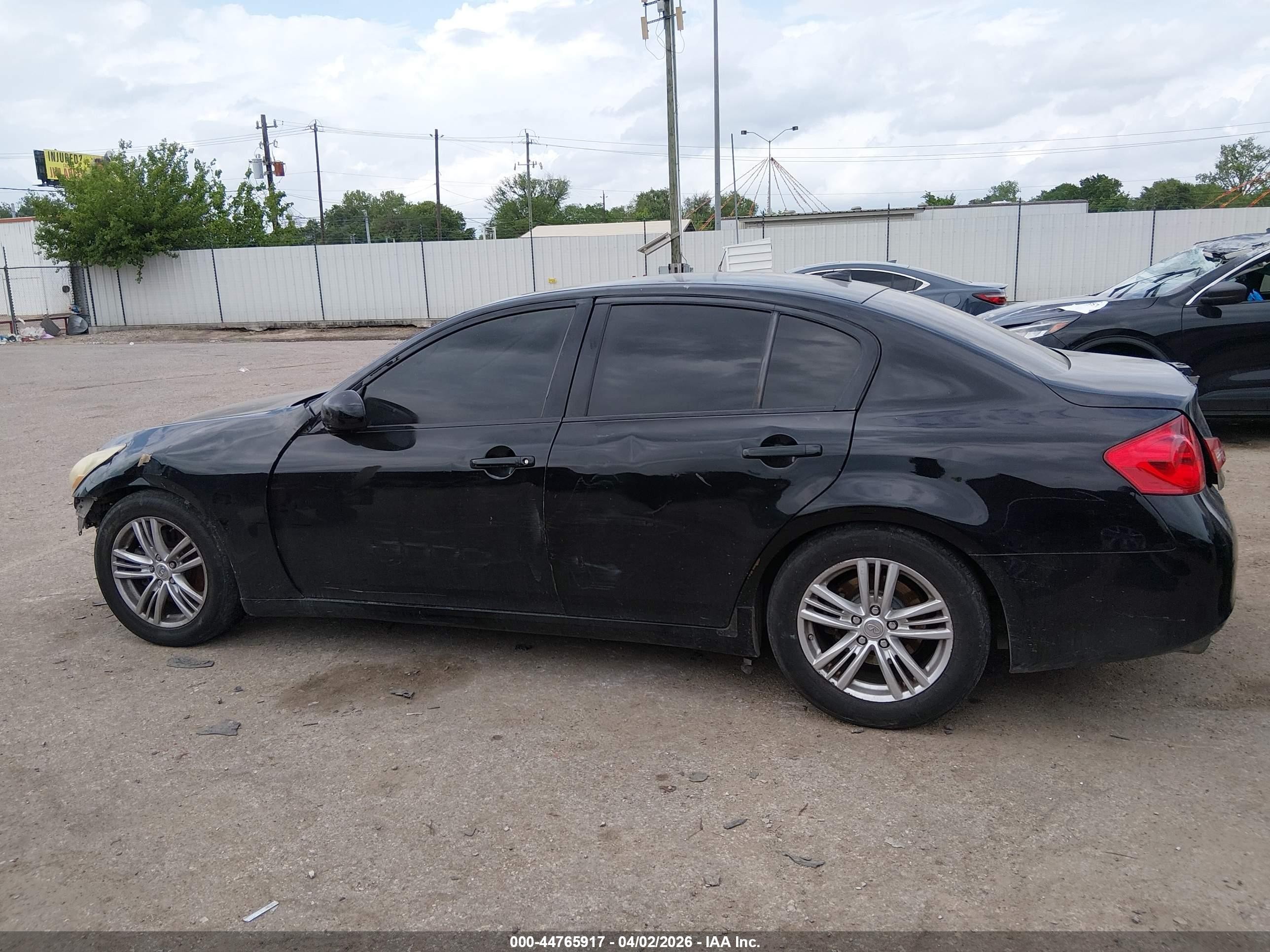 2012 Infiniti G37 Journey Black vin: JN1CV6AP6CM934466