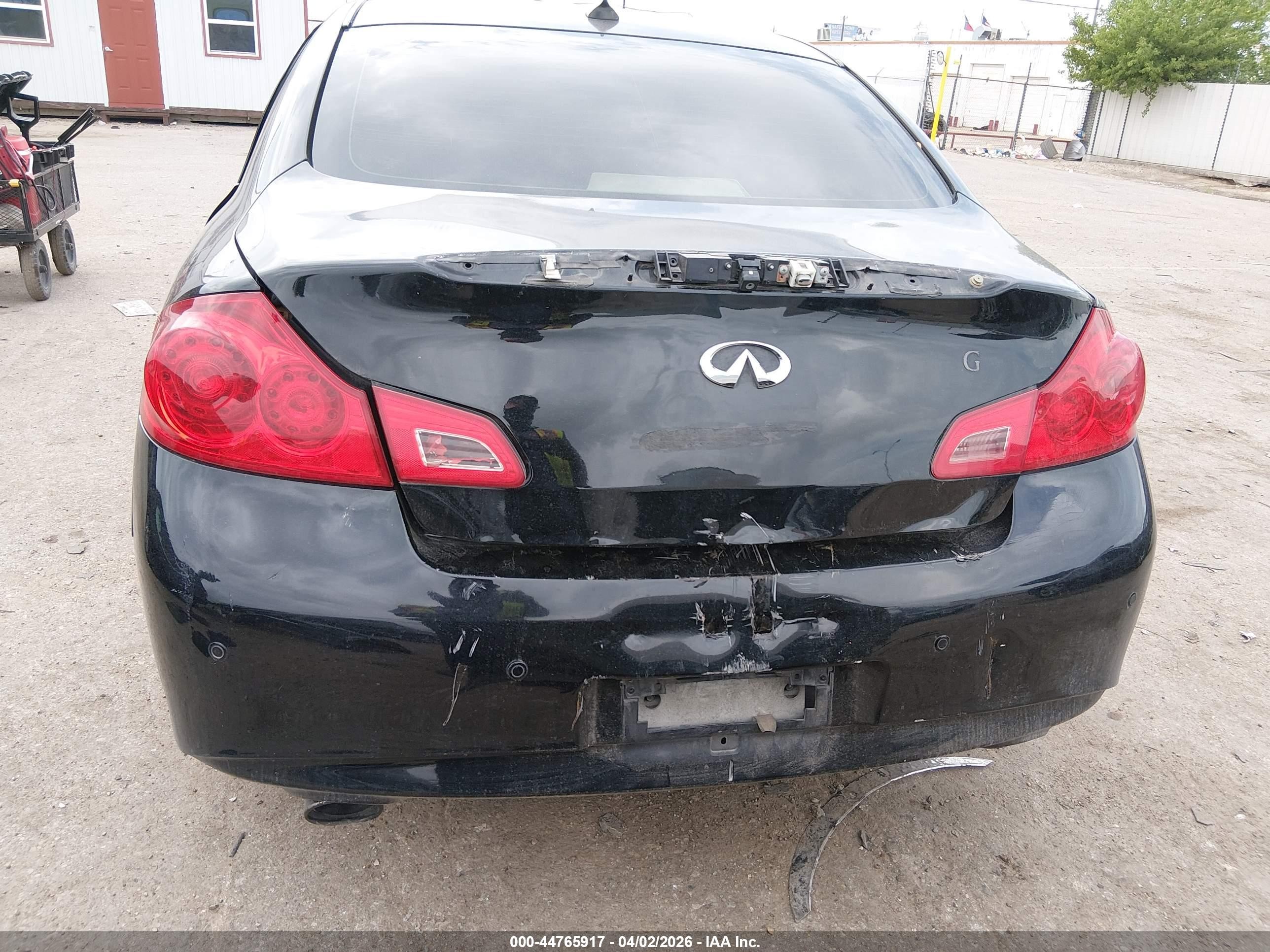 2012 Infiniti G37 Journey Black vin: JN1CV6AP6CM934466