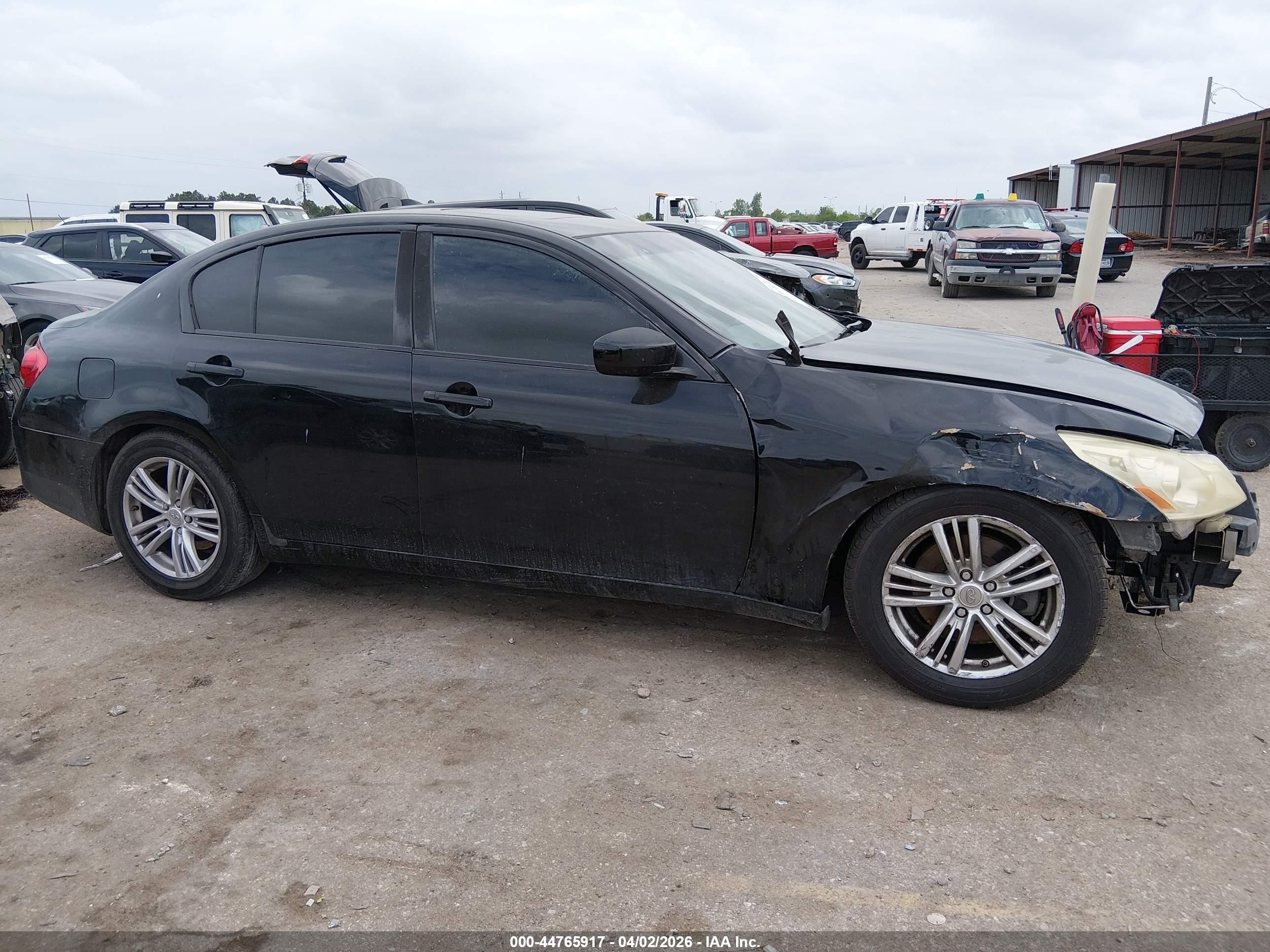 2012 Infiniti G37 Journey Black vin: JN1CV6AP6CM934466