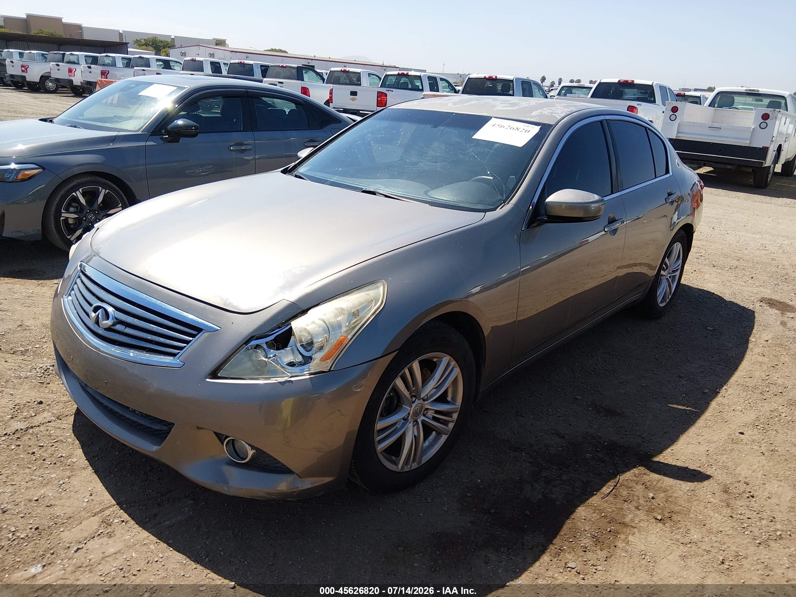 2013 Infiniti G37 Journey Brown vin: JN1CV6AP6DM301984
