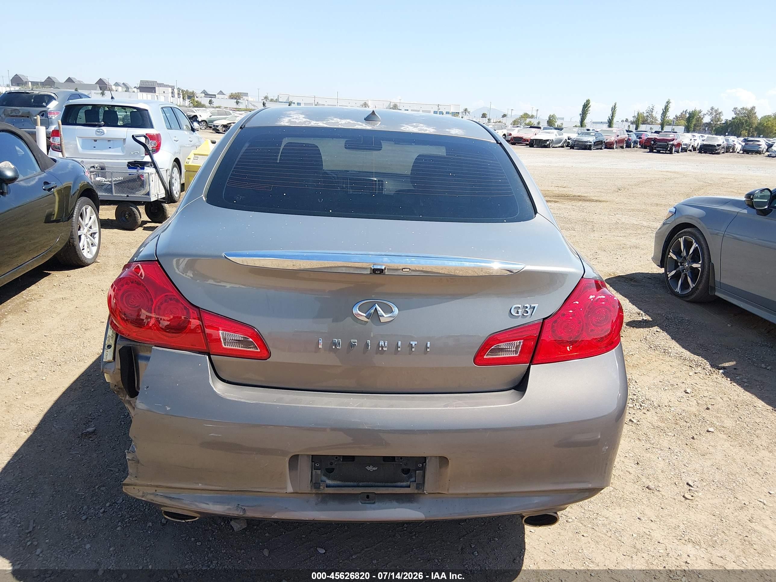 2013 Infiniti G37 Journey Brown vin: JN1CV6AP6DM301984
