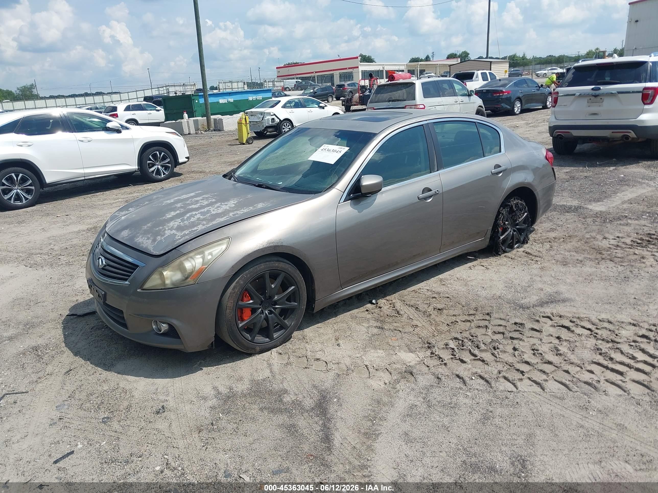 2013 Infiniti G37 Journey Gray vin: JN1CV6AP6DM302004