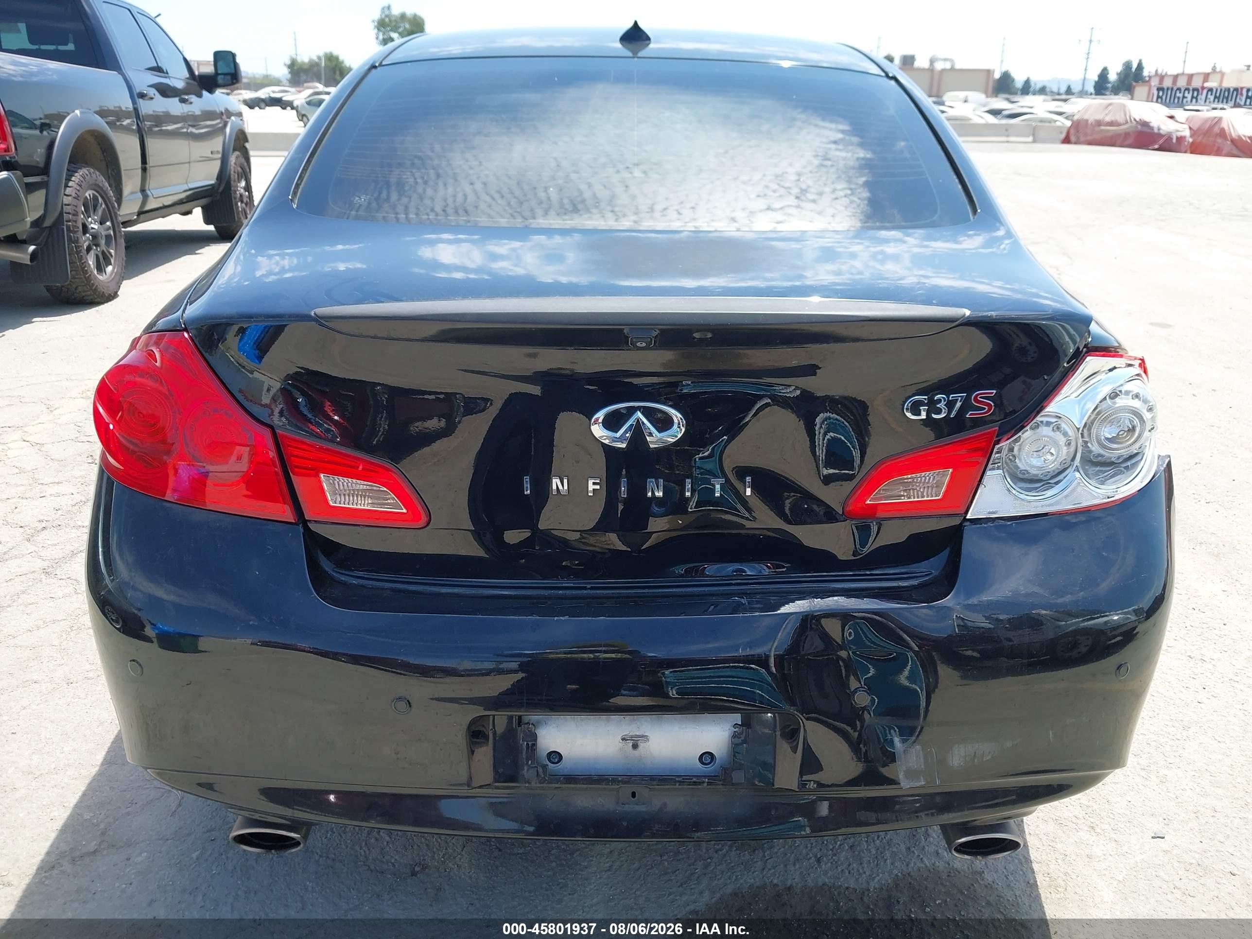 2013 Infiniti G37 Sport Black vin: JN1CV6AP6DM303119
