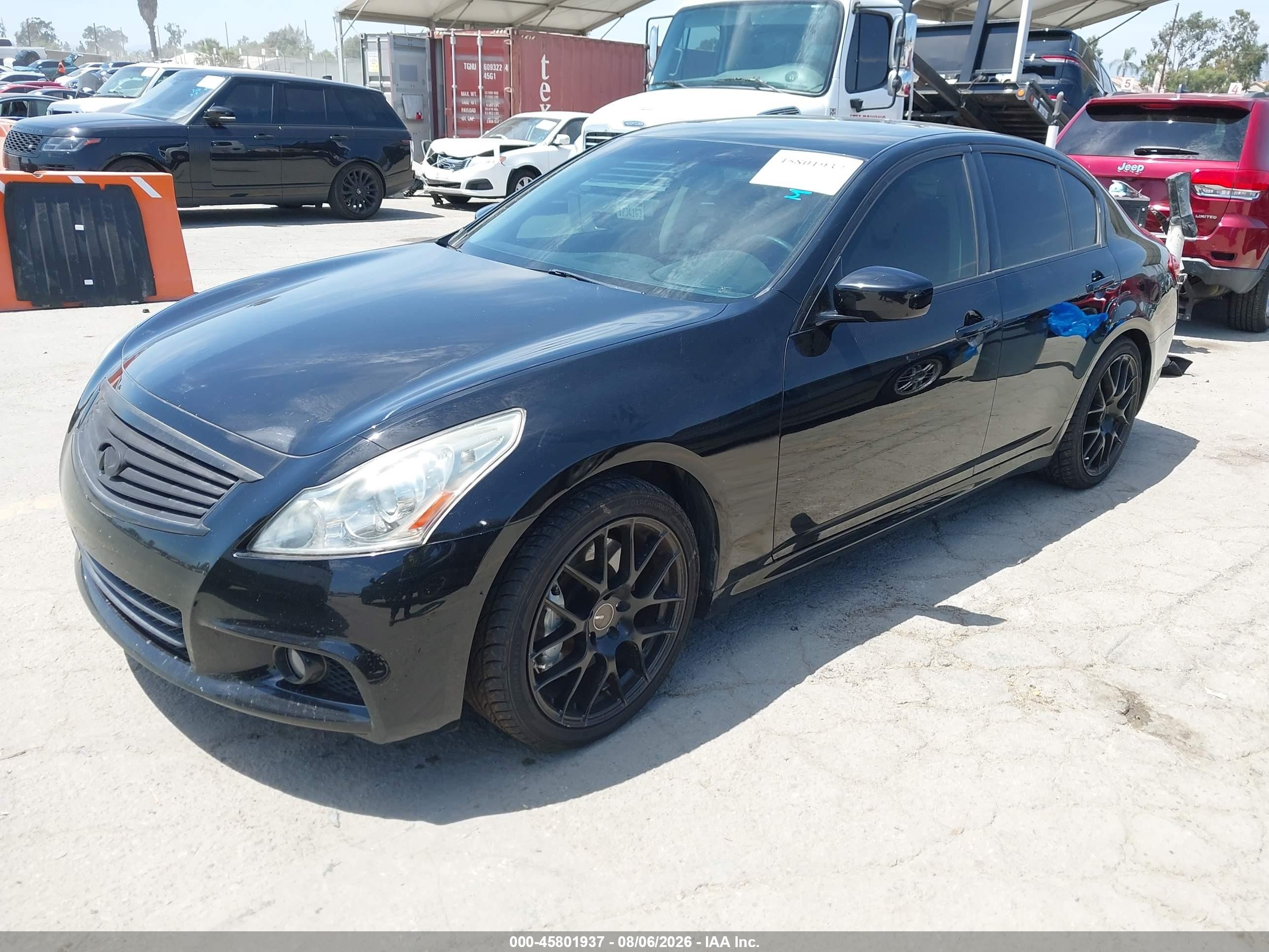 2013 Infiniti G37 Sport Black vin: JN1CV6AP6DM303119
