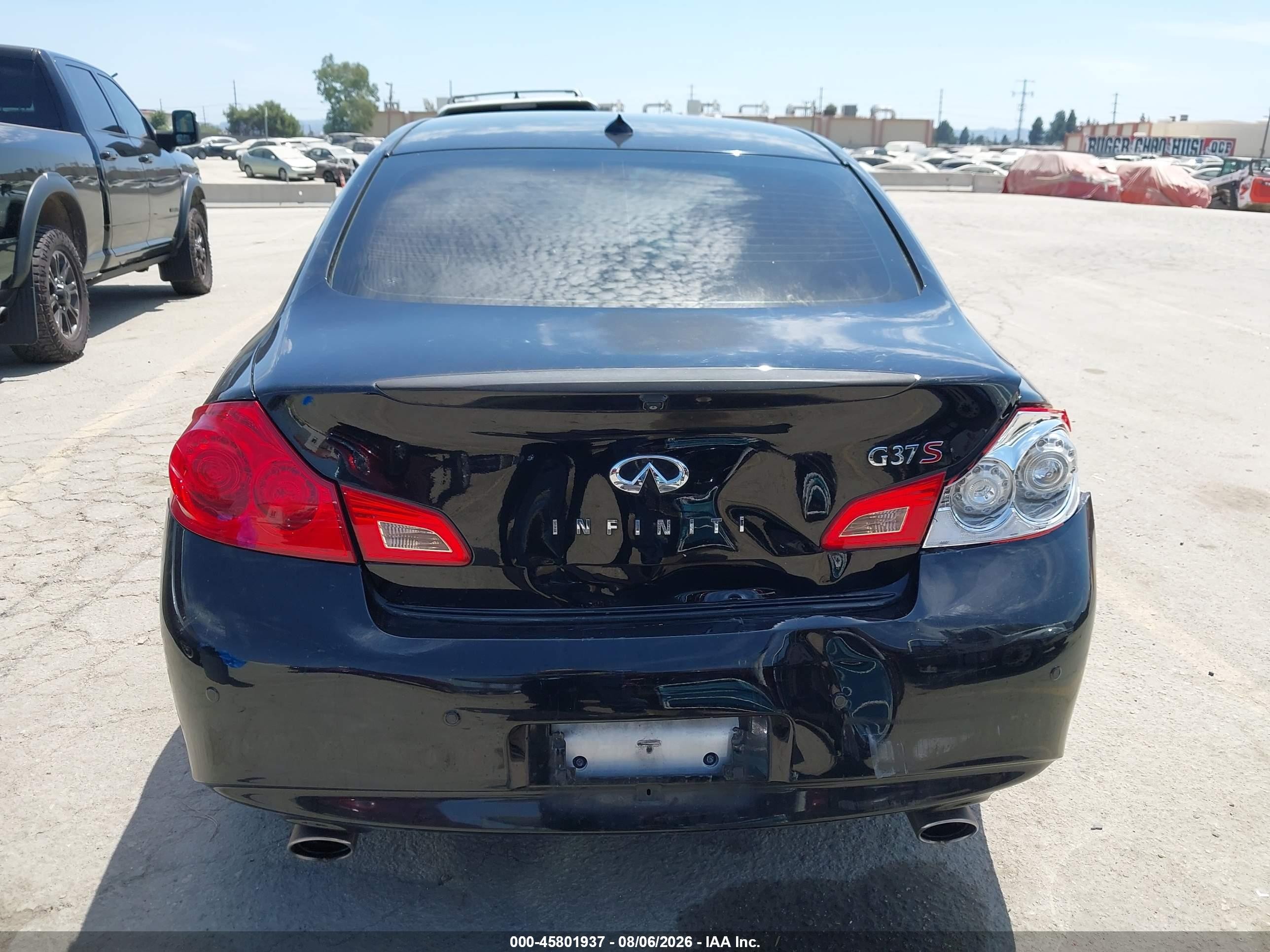 2013 Infiniti G37 Sport Black vin: JN1CV6AP6DM303119