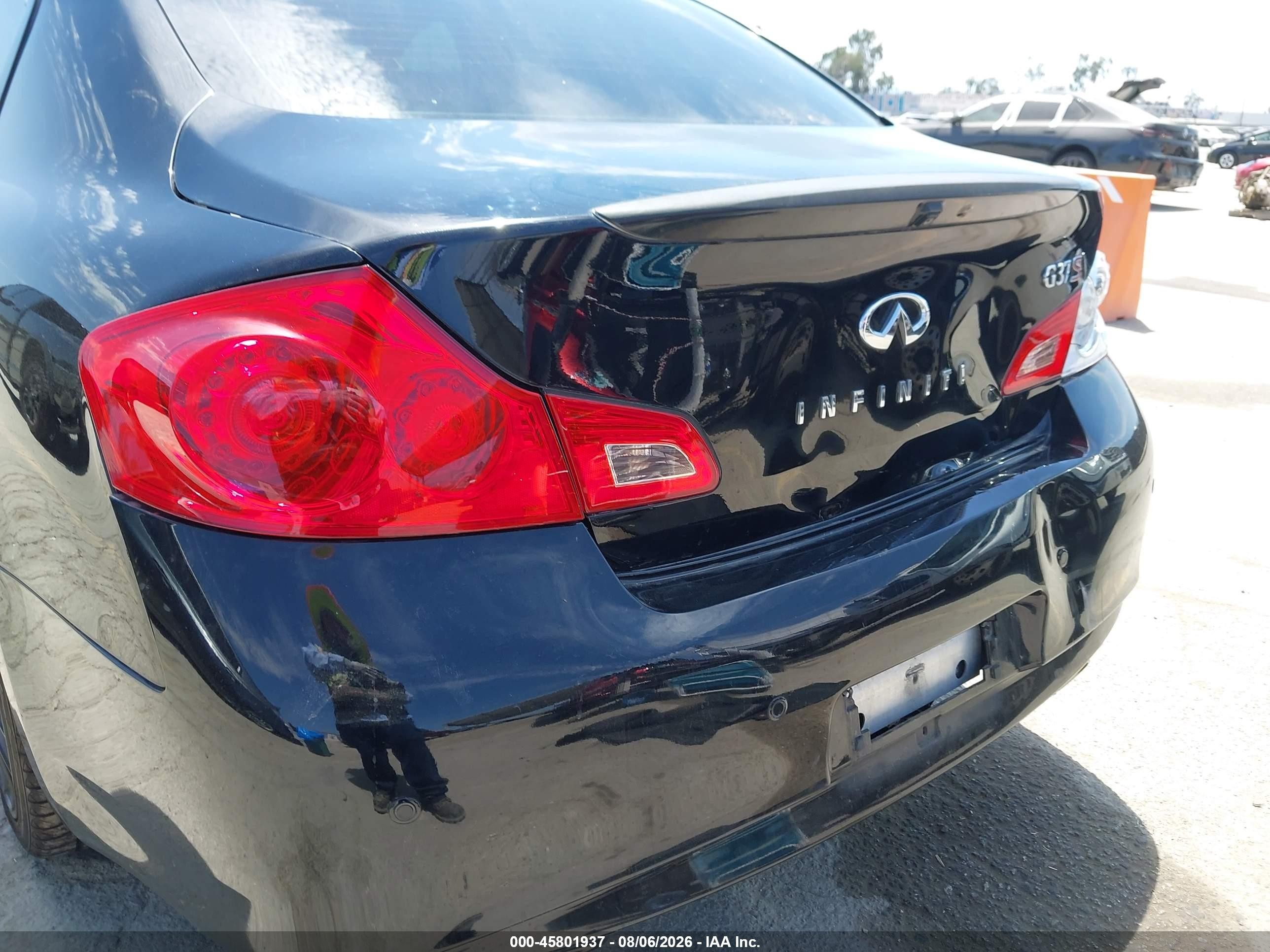 2013 Infiniti G37 Sport Black vin: JN1CV6AP6DM303119