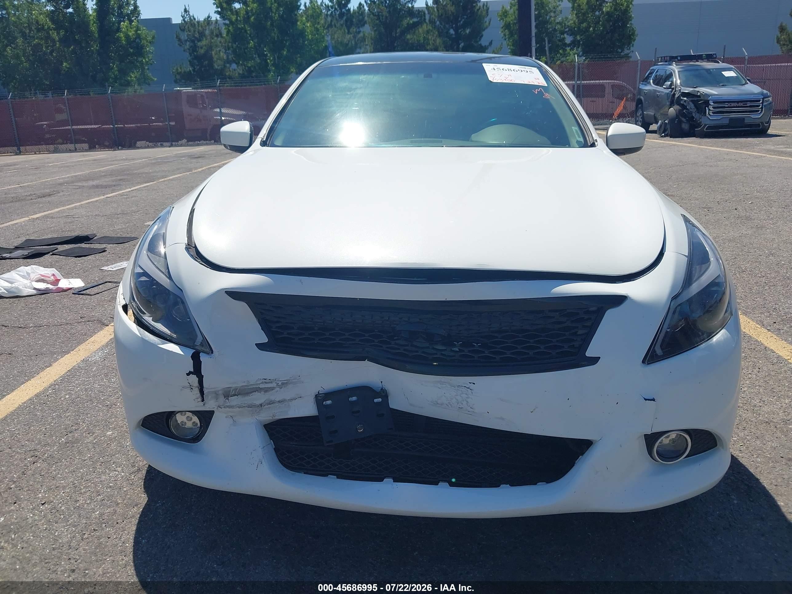 2013 Infiniti G37 Journey White vin: JN1CV6AP6DM711720