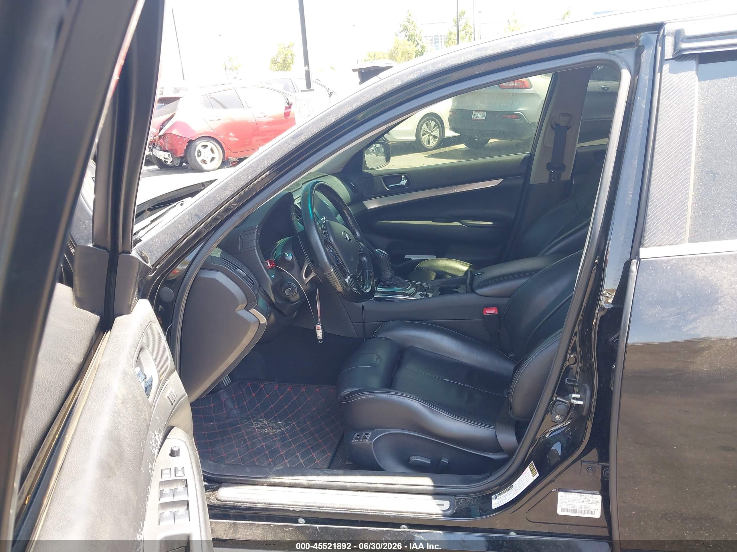 2013 Infiniti G37 Journey Черный vin: JN1CV6AP6DM714391