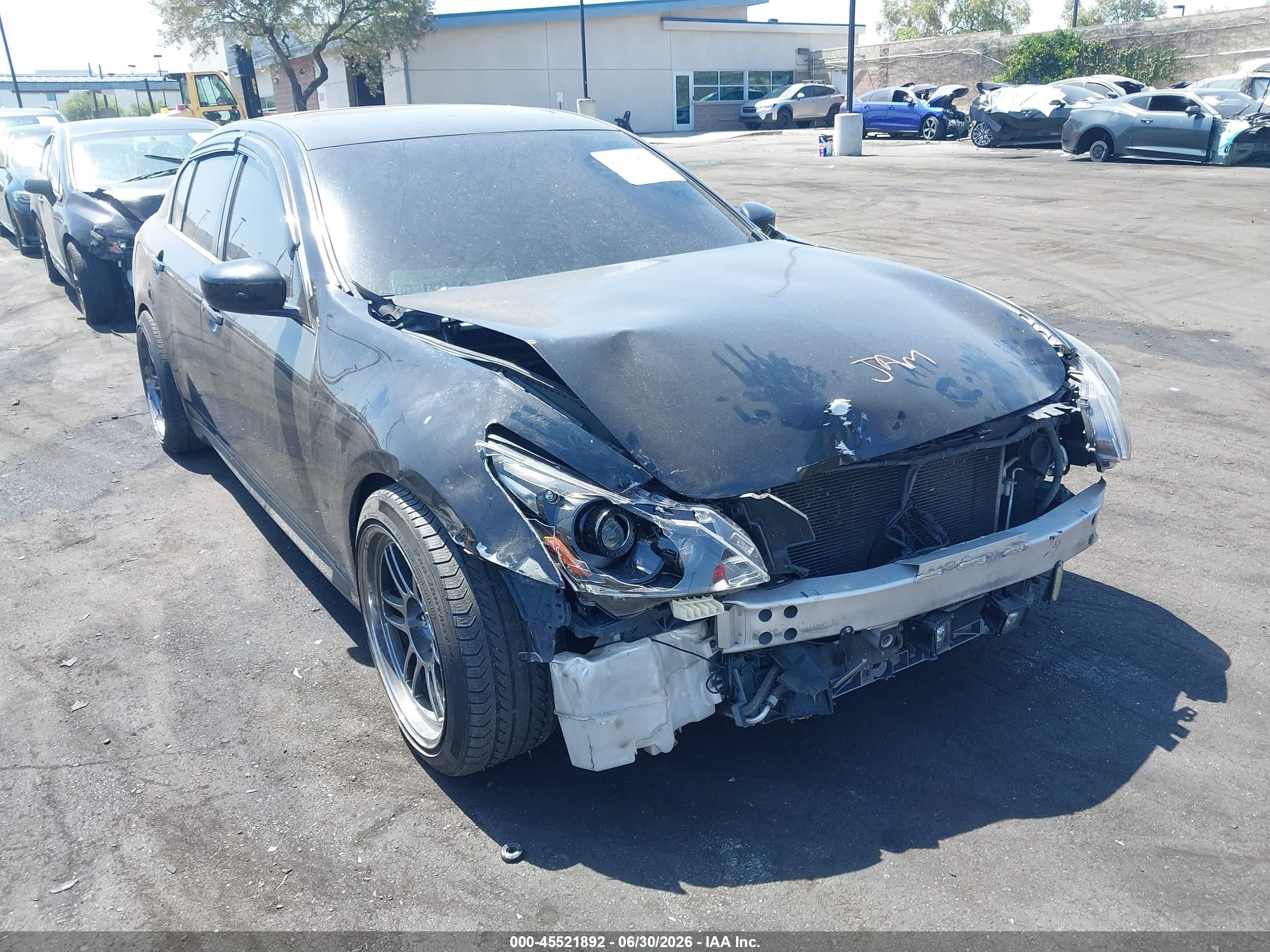 2013 Infiniti G37 Journey Черный vin: JN1CV6AP6DM714391