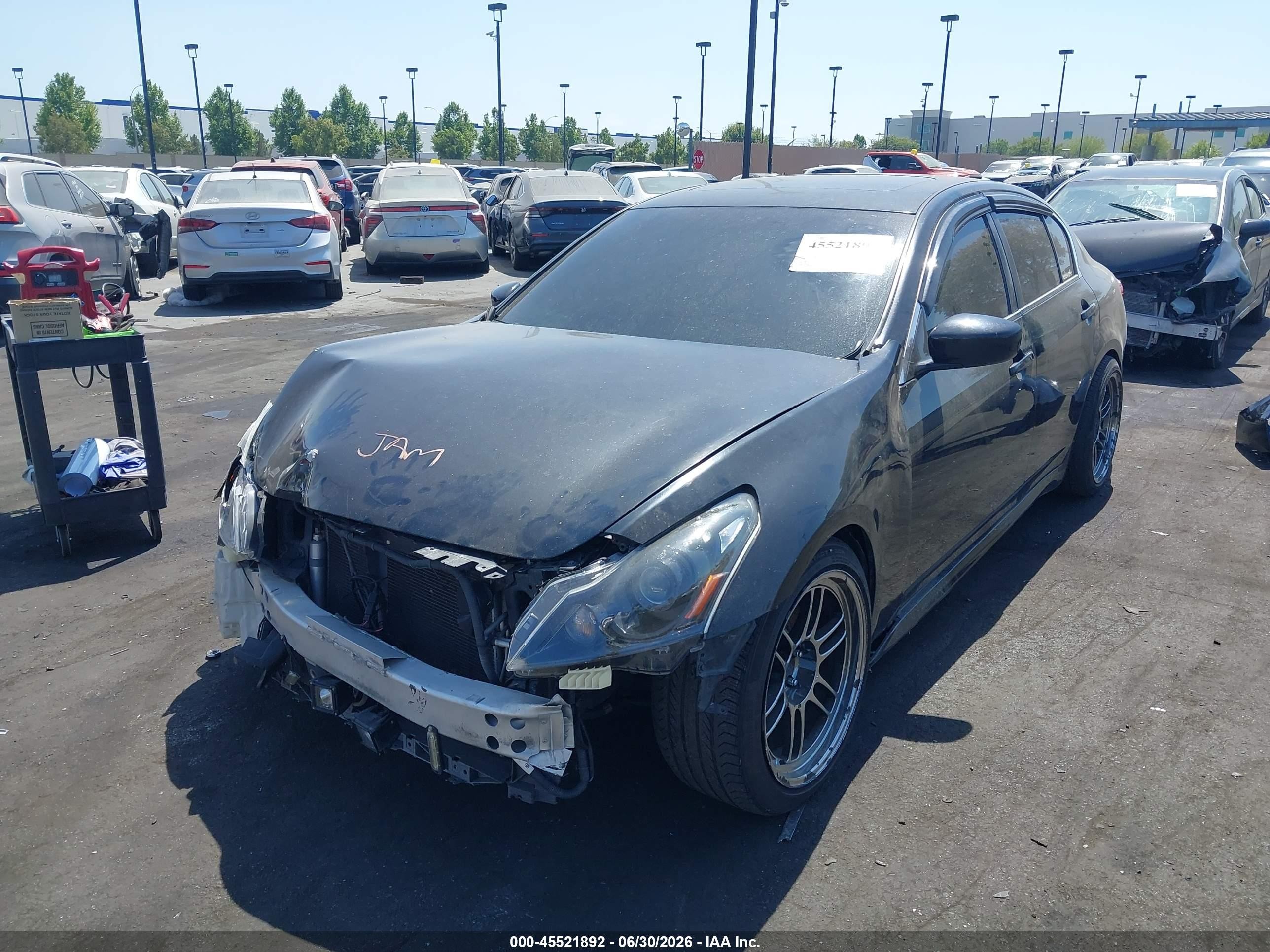 2013 Infiniti G37 Journey Черный vin: JN1CV6AP6DM714391