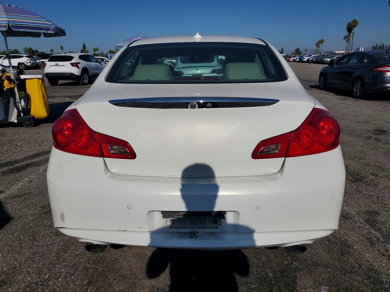 2013 Infiniti G37 Sedan Journey White vin: JN1CV6AP6DM716027