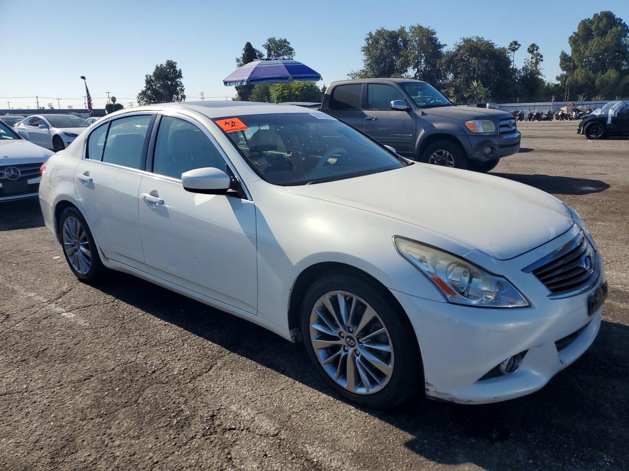 2013 Infiniti G37 Sedan Journey White vin: JN1CV6AP6DM716027