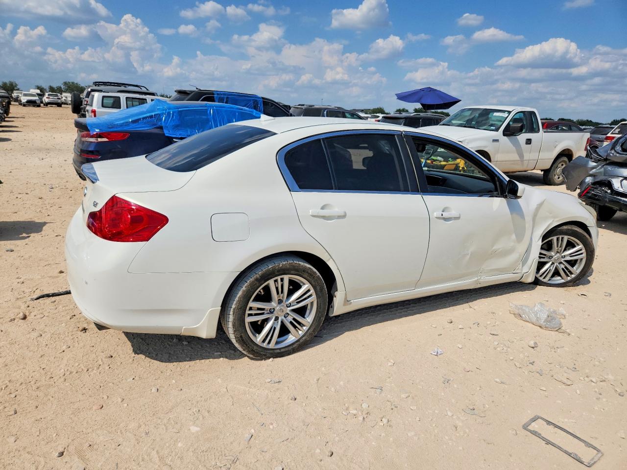 2013 Infiniti G37 Sedan Journey White vin: JN1CV6AP6DM717162