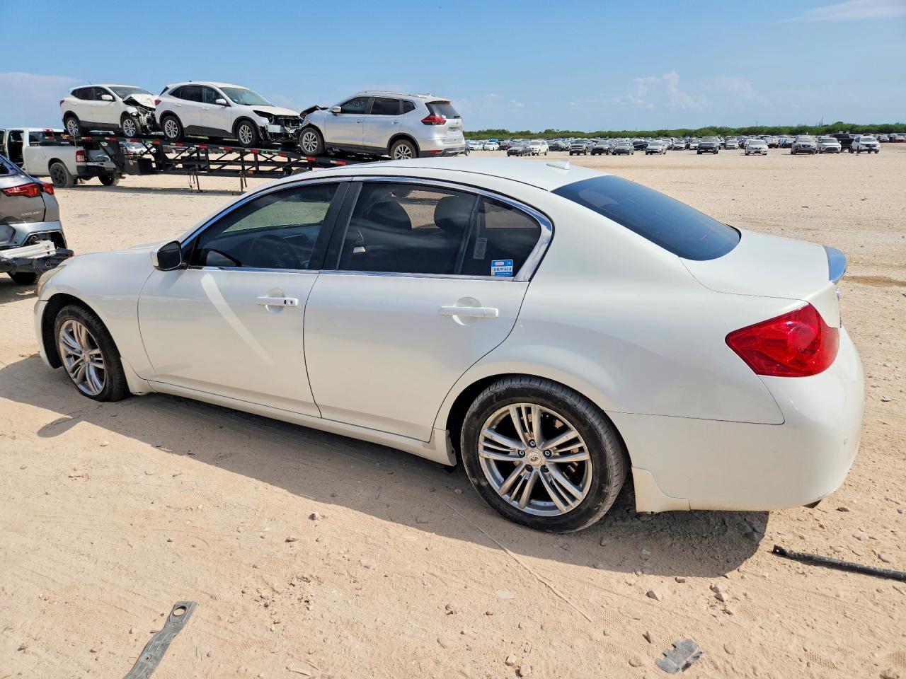 2013 Infiniti G37 Sedan Journey White vin: JN1CV6AP6DM717162