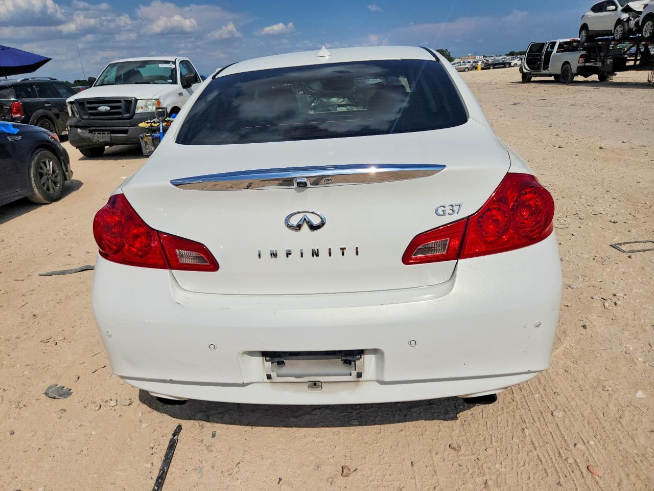 2013 Infiniti G37 Sedan Journey White vin: JN1CV6AP6DM717162