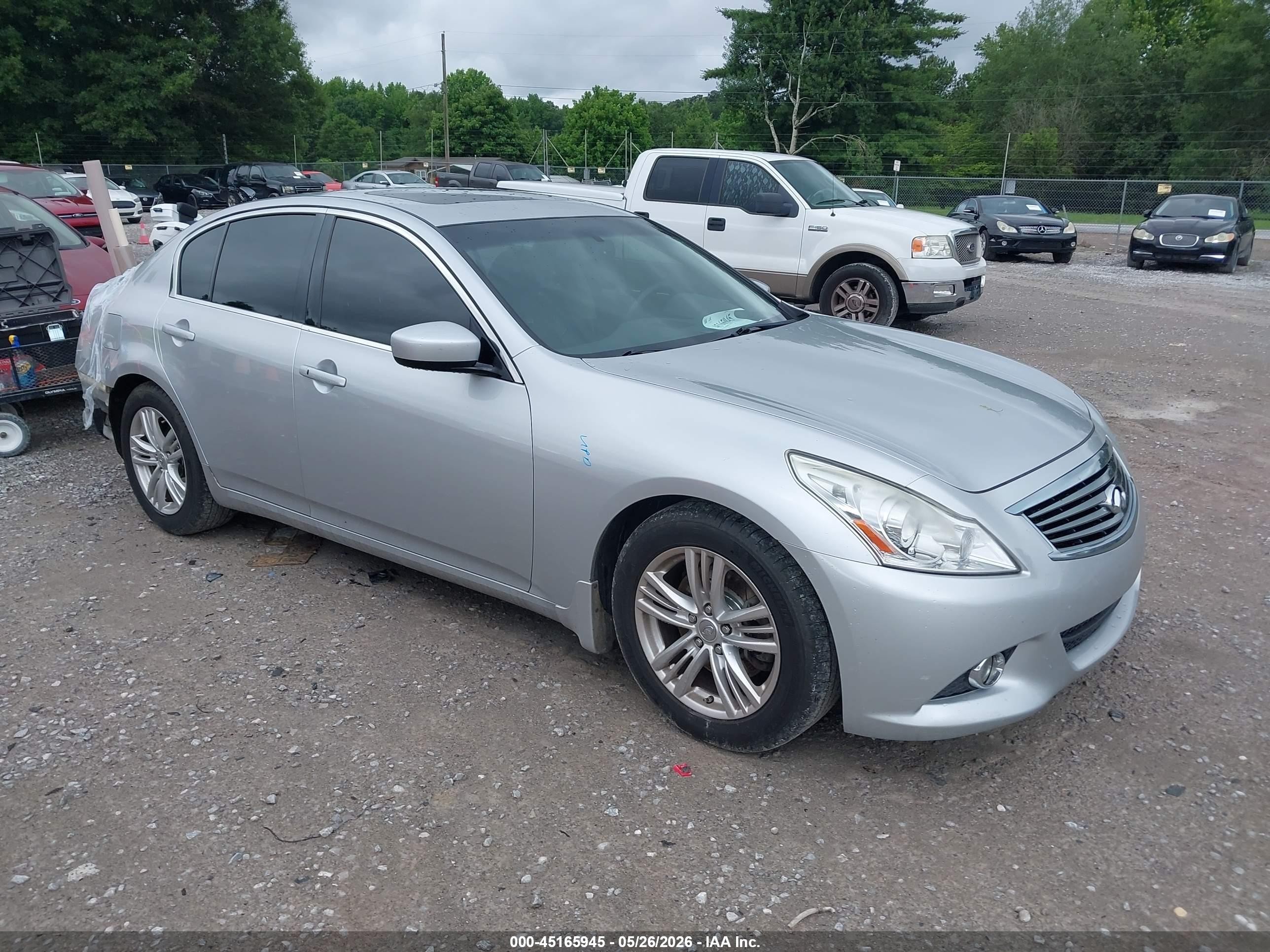 2013 Infiniti G37 Journey Silver vin: JN1CV6AP6DM717632