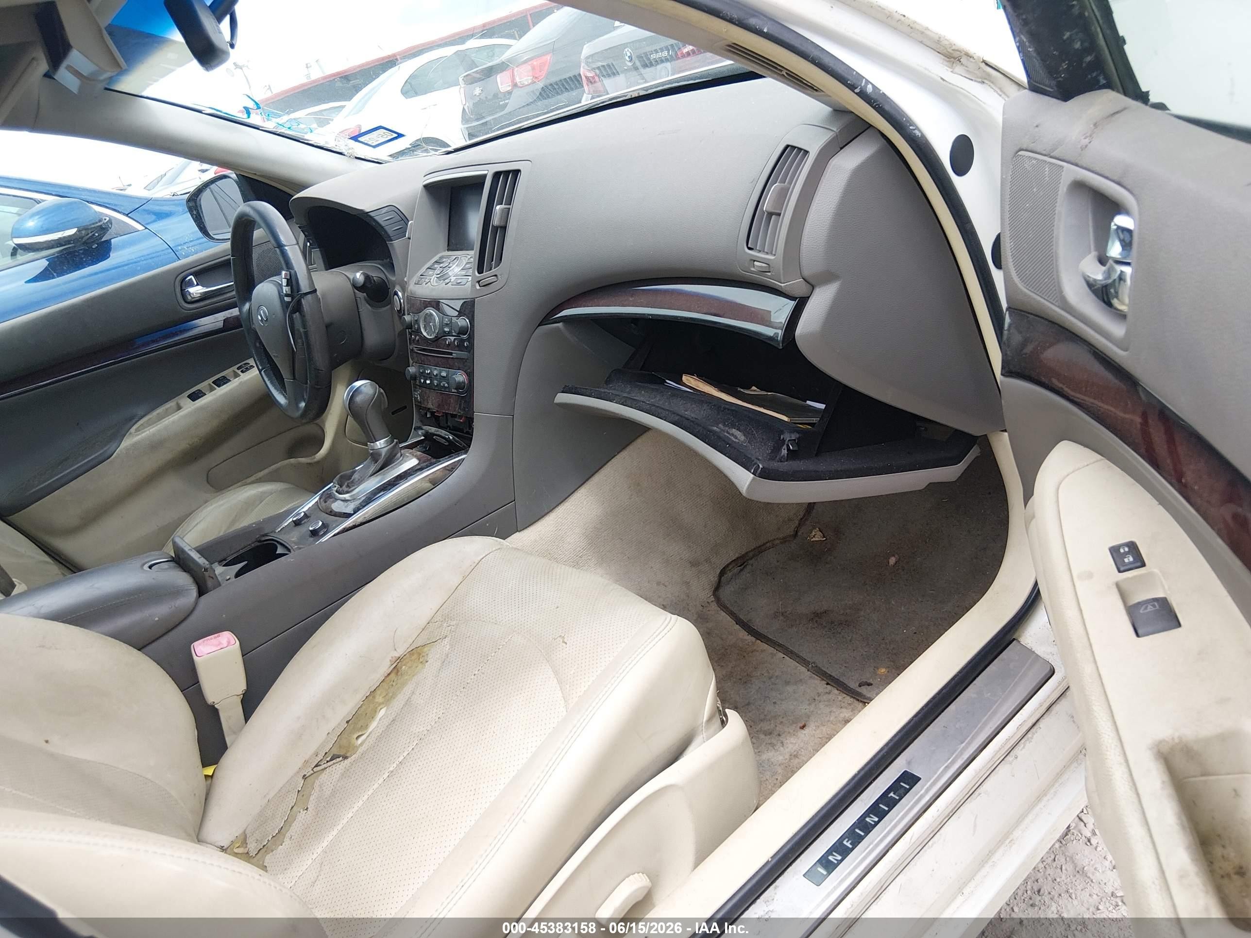 2013 Infiniti G37 Journey White vin: JN1CV6AP6DM718487