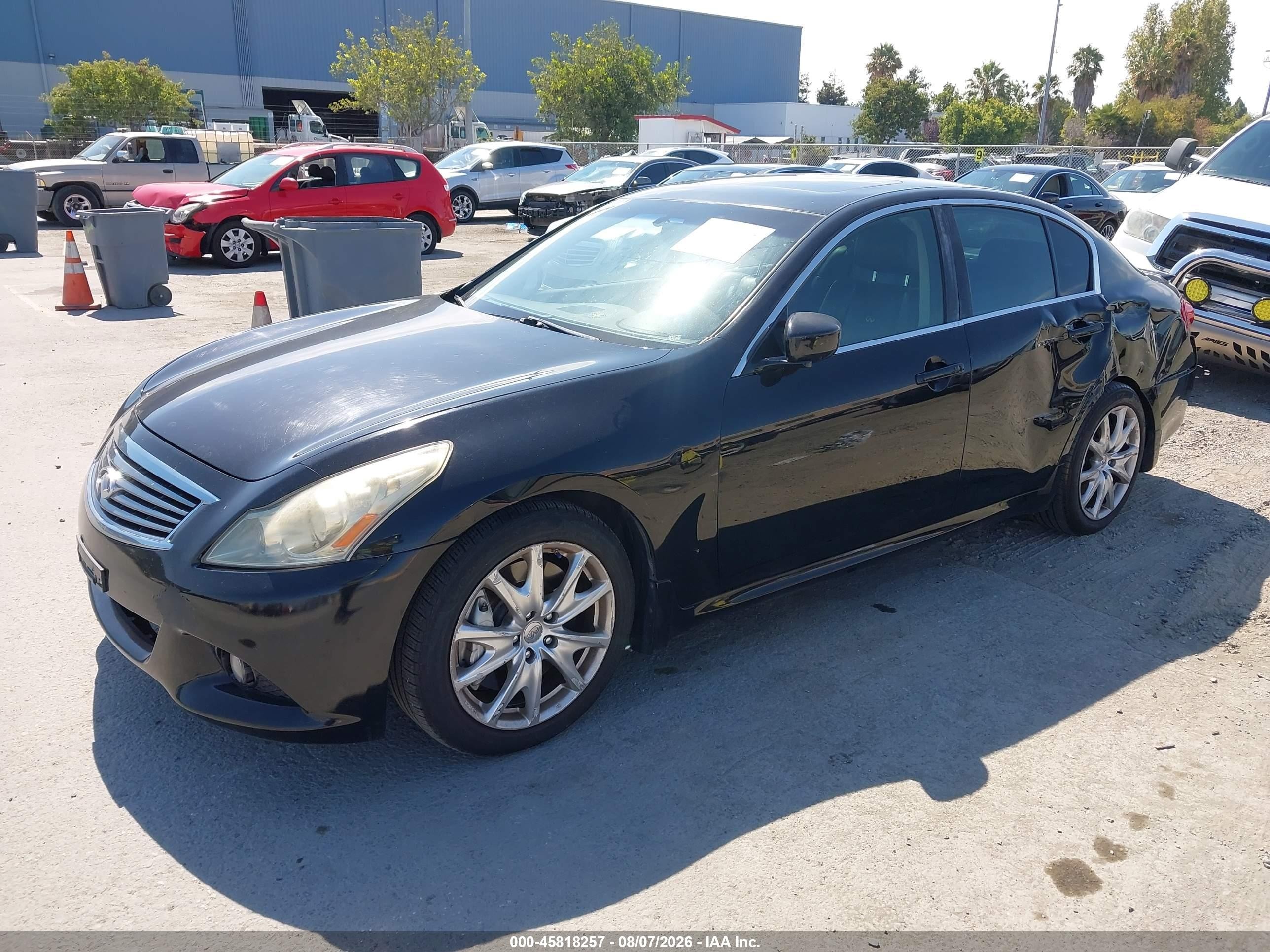 2013 Infiniti G37 Journey Black vin: JN1CV6AP6DM718733