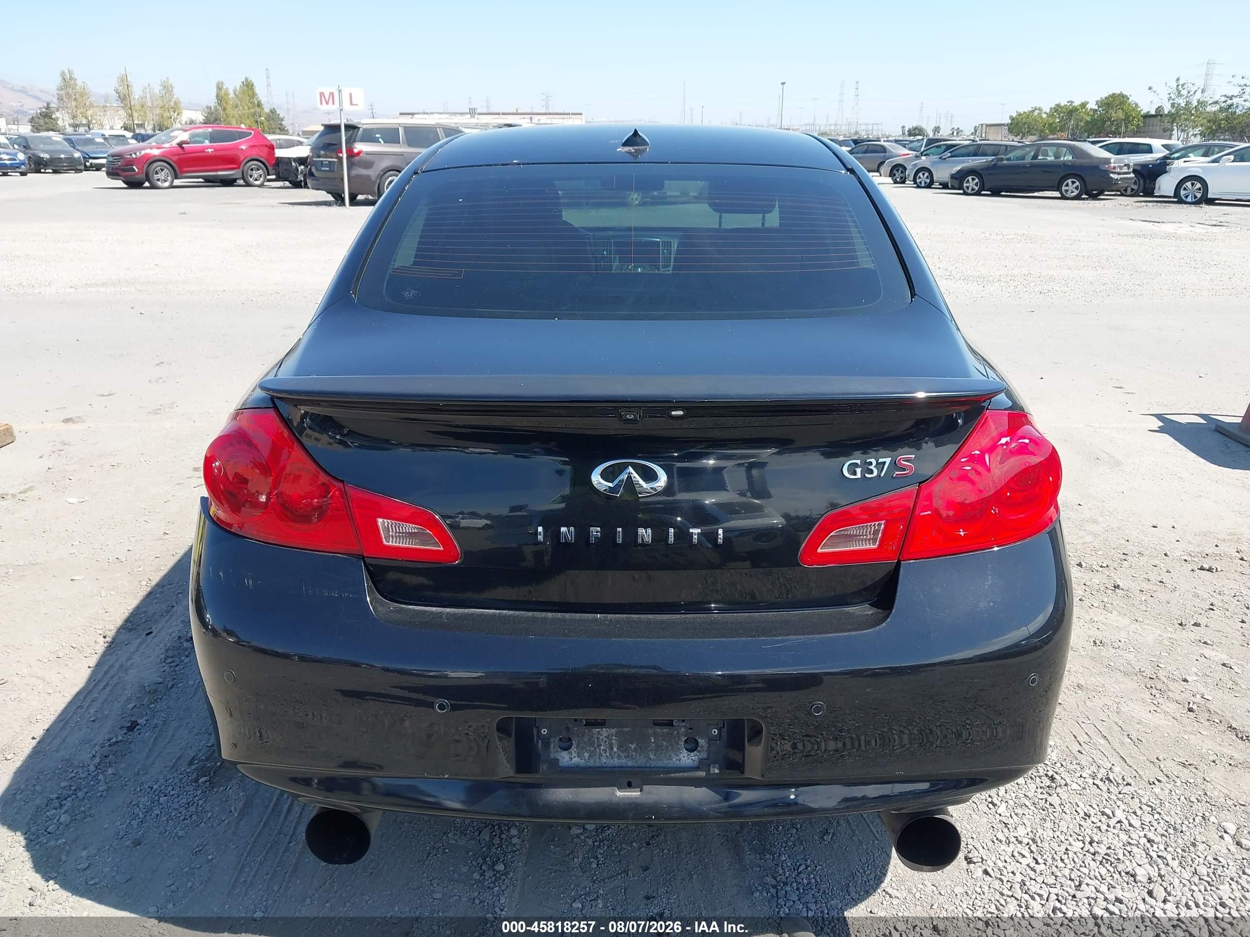 2013 Infiniti G37 Journey Black vin: JN1CV6AP6DM718733