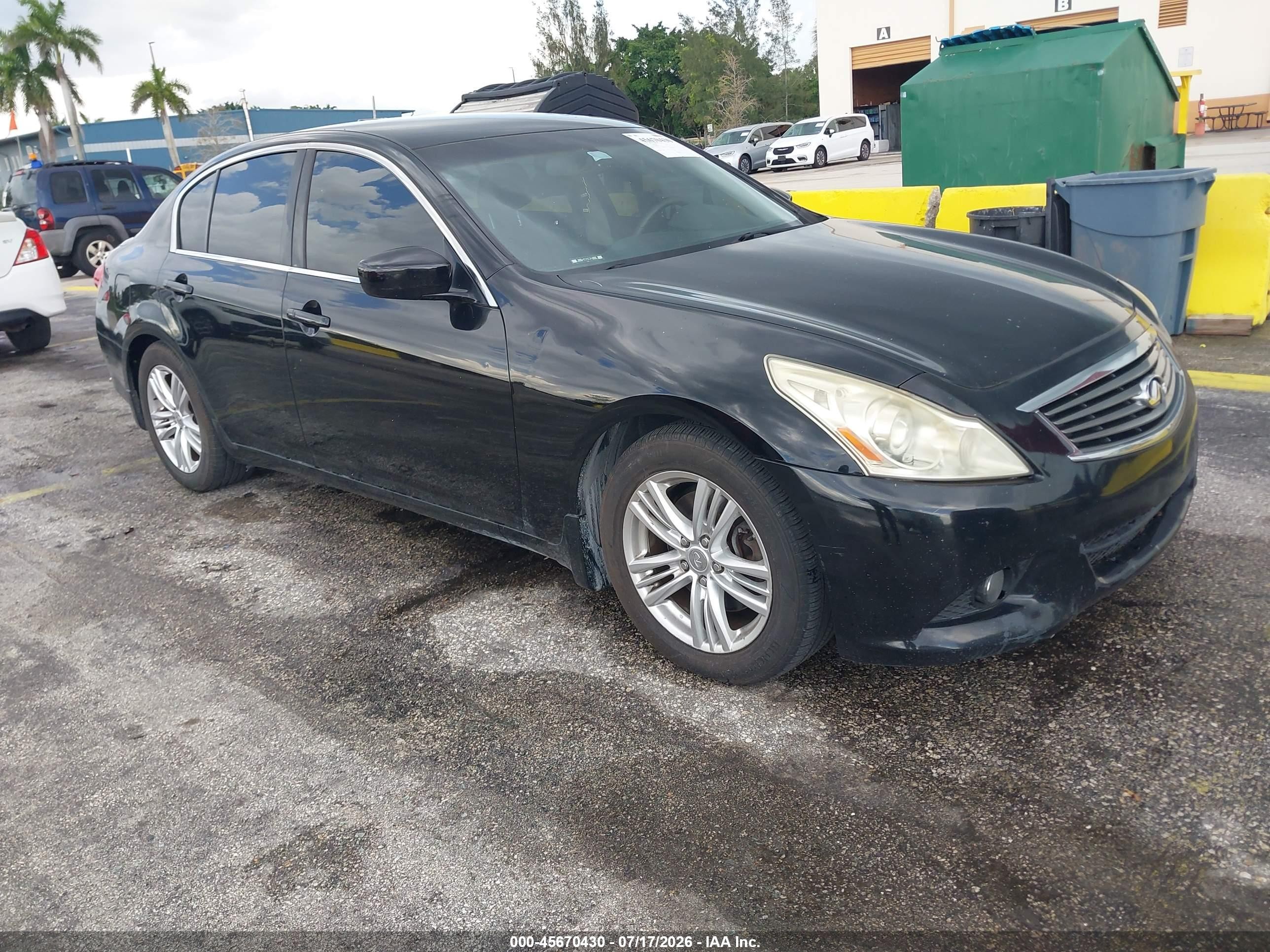 2013 Infiniti G37 Journey Black vin: JN1CV6AP6DM725312
