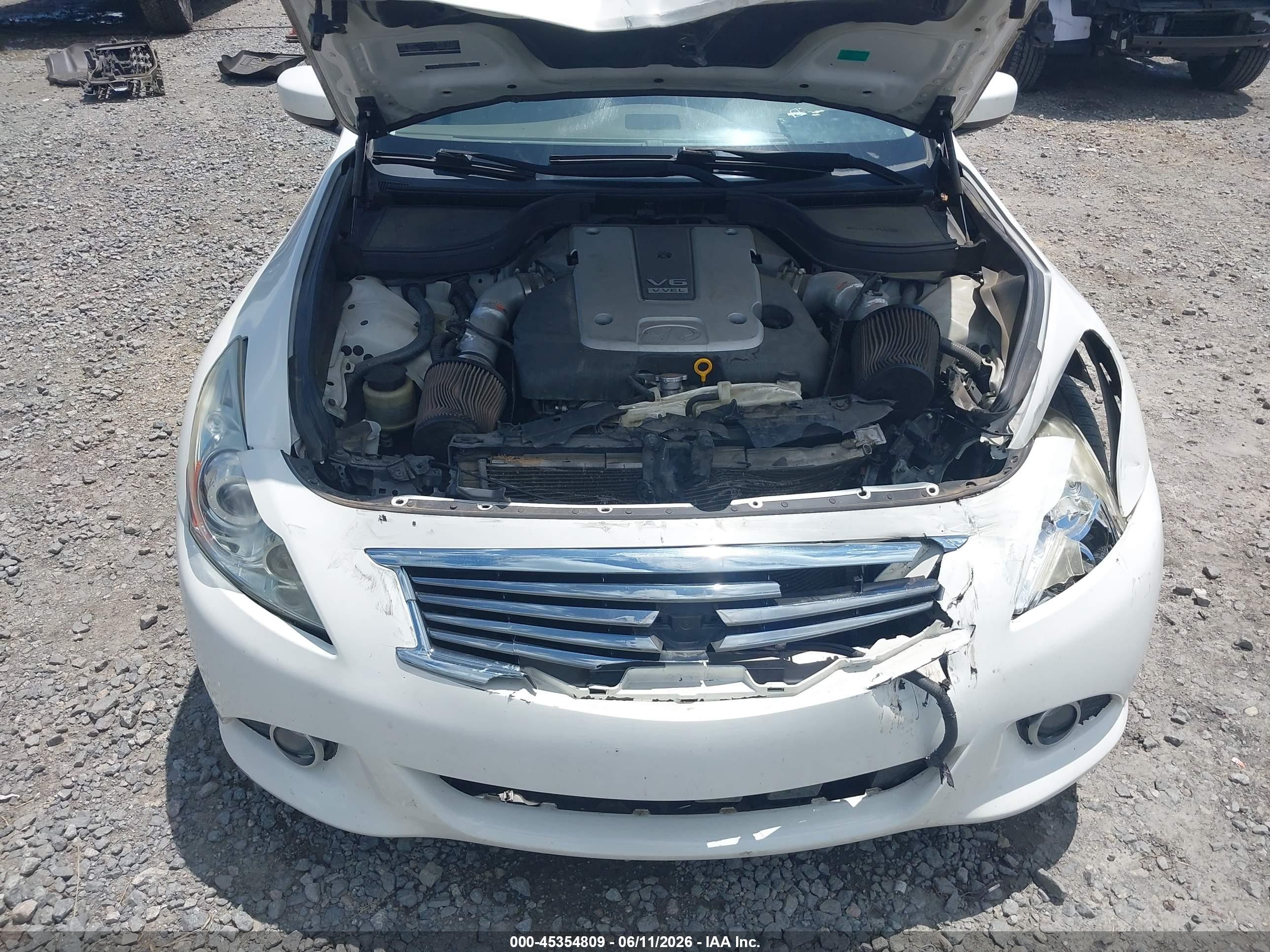 2013 Infiniti G37 Journey White vin: JN1CV6AP6DM725911