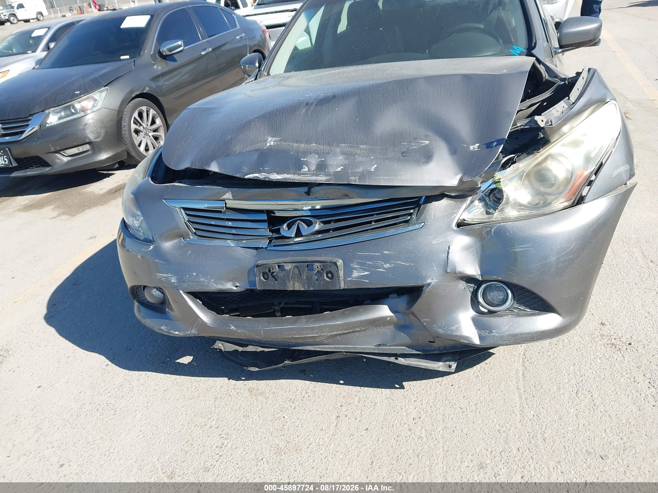 2013 Infiniti G37 Journey Gray vin: JN1CV6AP6DM726234