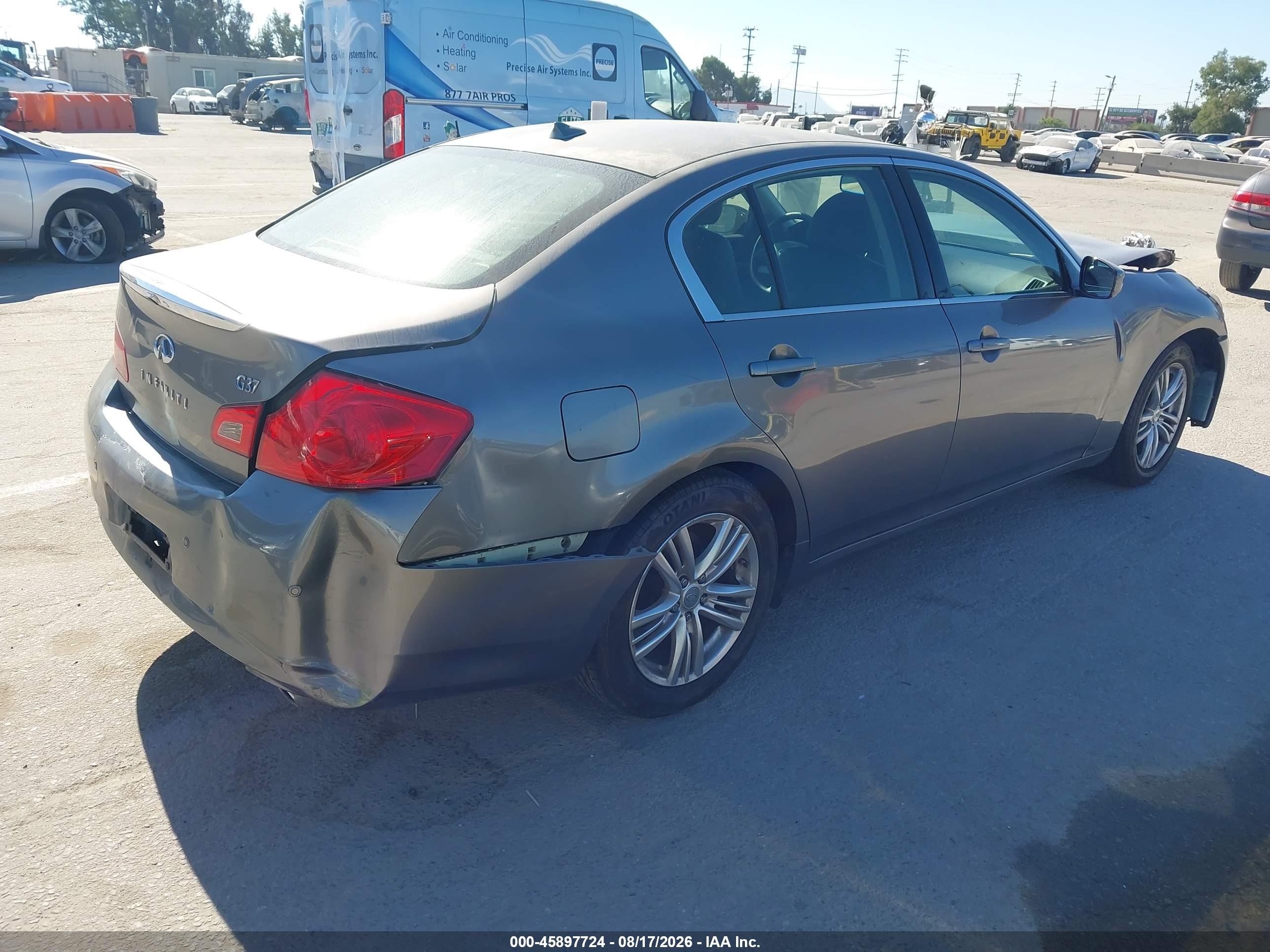 2013 Infiniti G37 Journey Gray vin: JN1CV6AP6DM726234