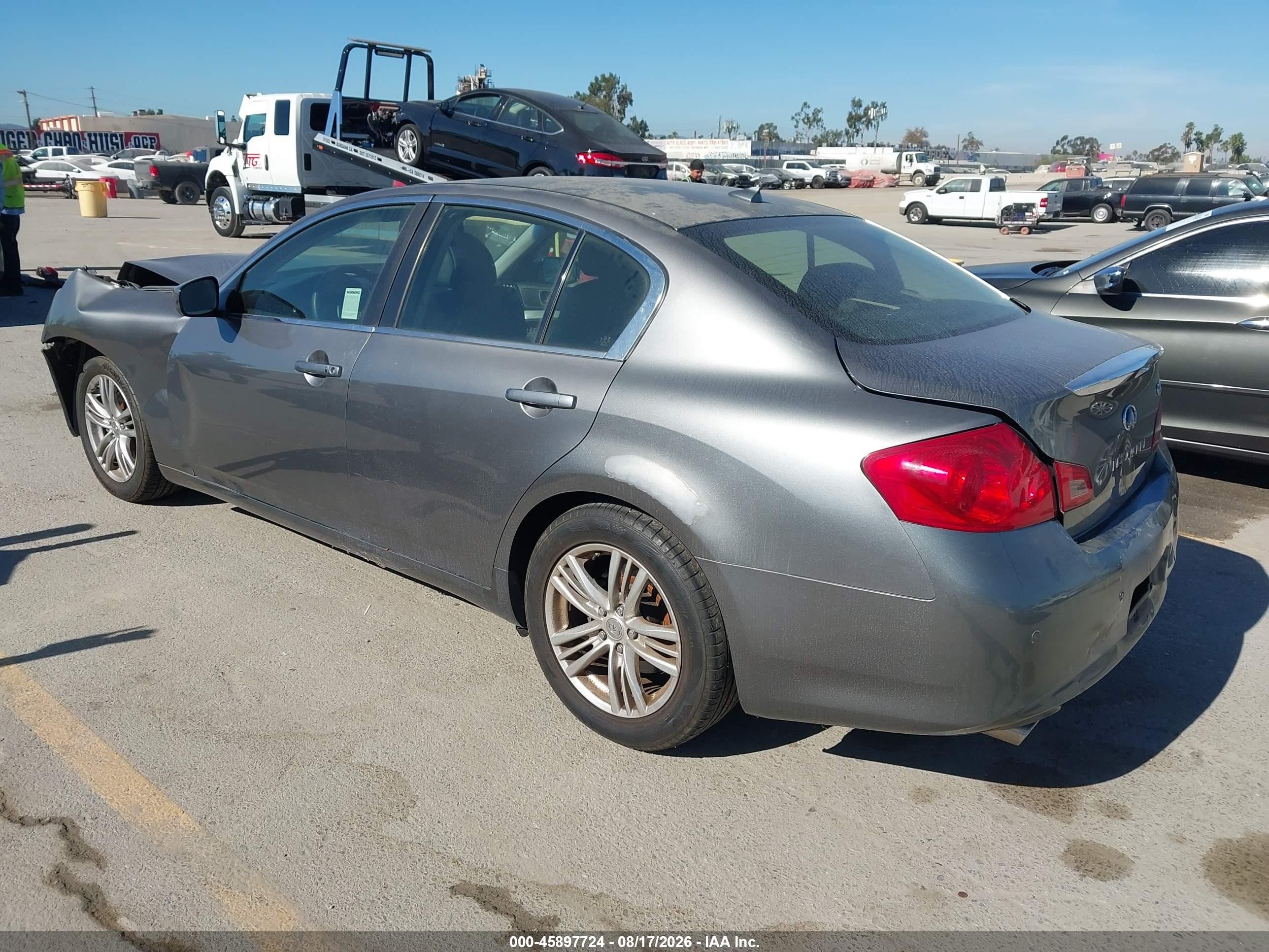 2013 Infiniti G37 Journey Gray vin: JN1CV6AP6DM726234