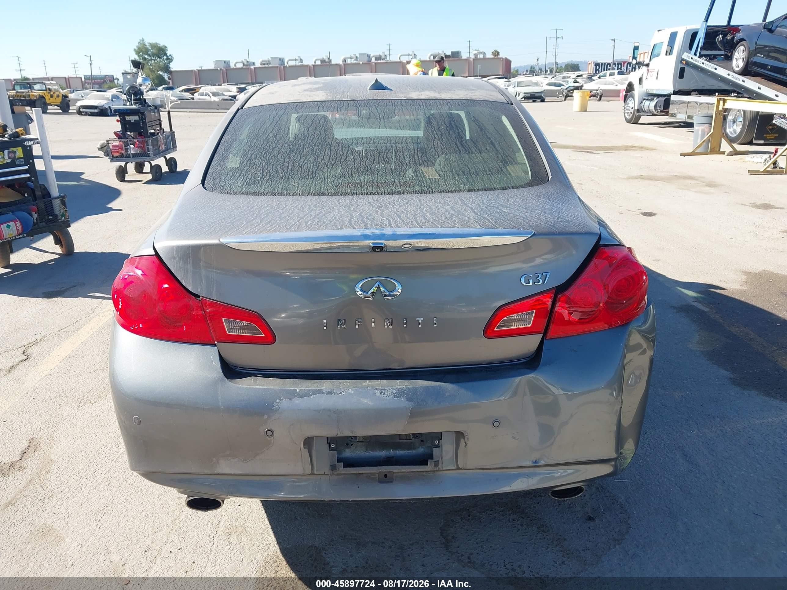 2013 Infiniti G37 Journey Gray vin: JN1CV6AP6DM726234