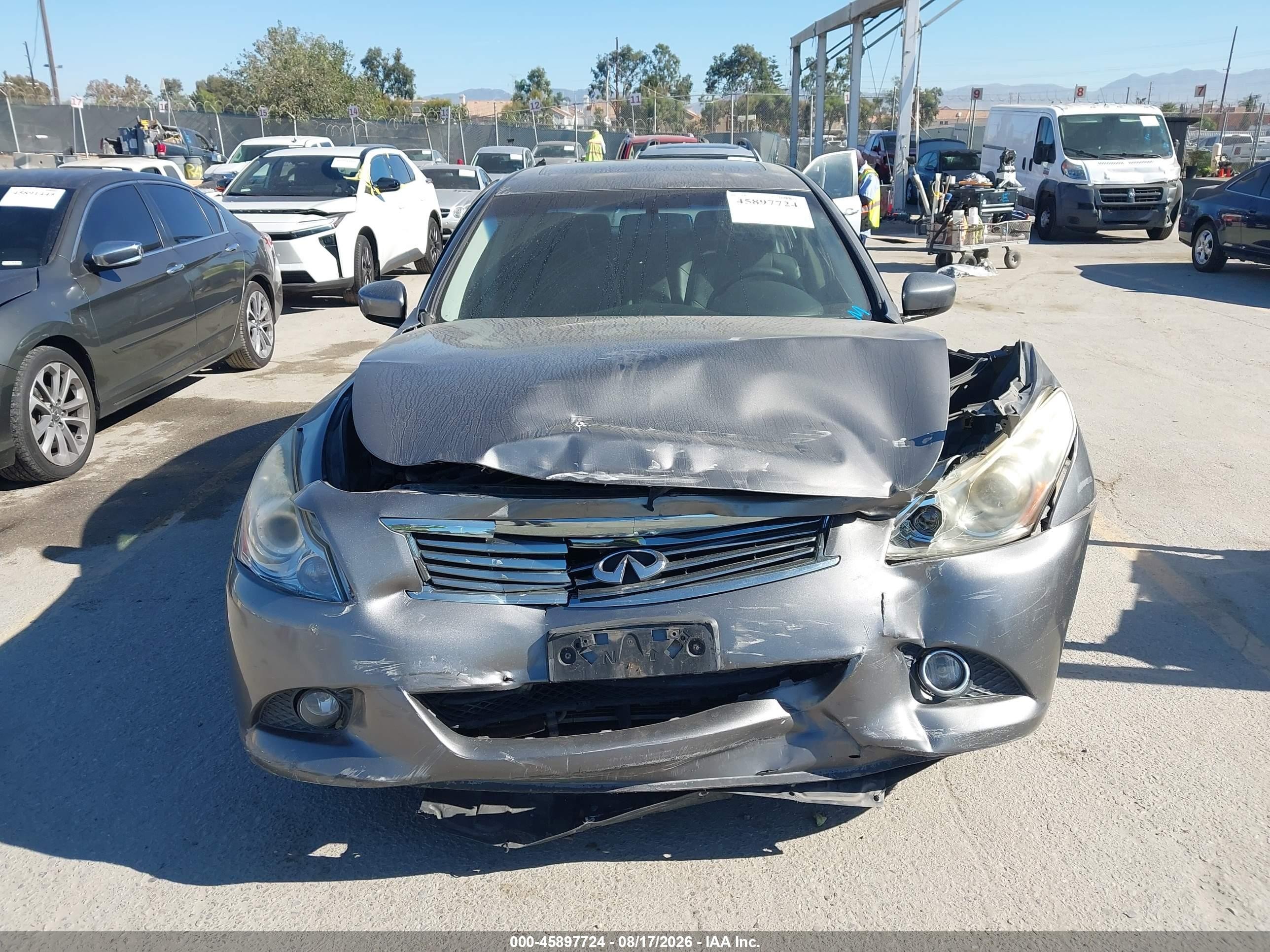 2013 Infiniti G37 Journey Gray vin: JN1CV6AP6DM726234