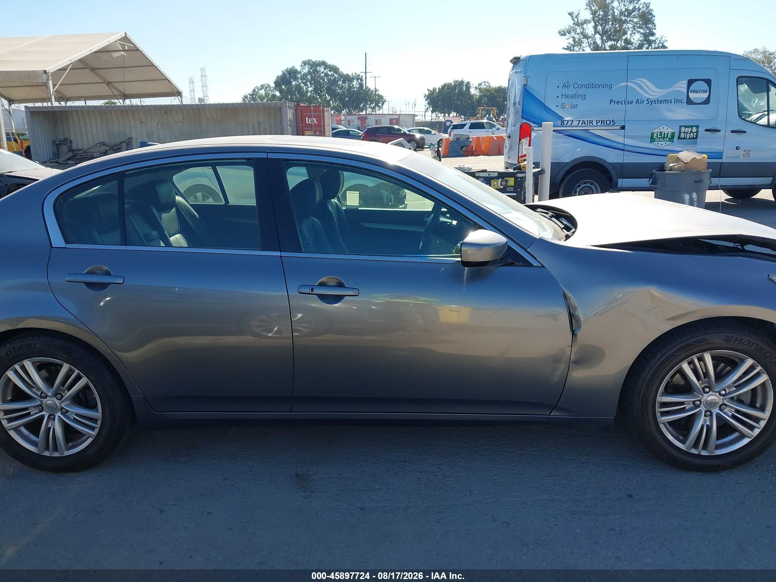 2013 Infiniti G37 Journey Gray vin: JN1CV6AP6DM726234