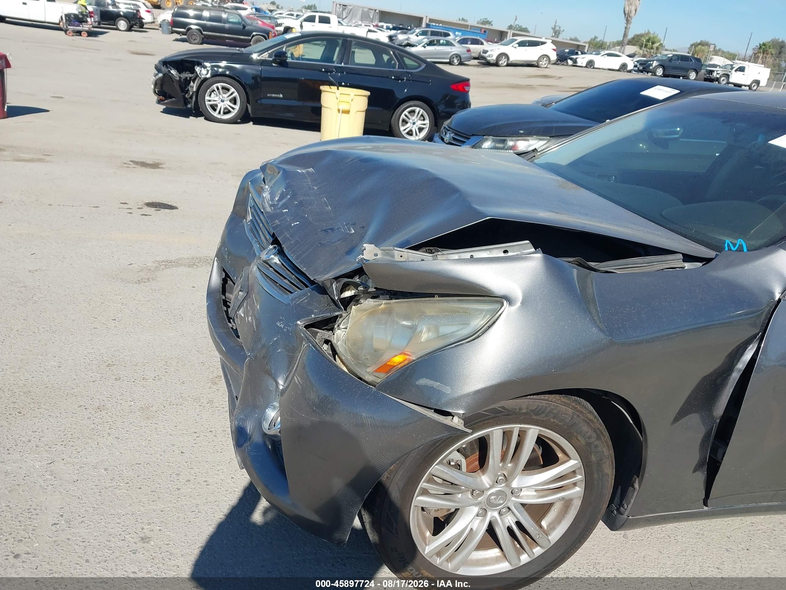 2013 Infiniti G37 Journey Gray vin: JN1CV6AP6DM726234