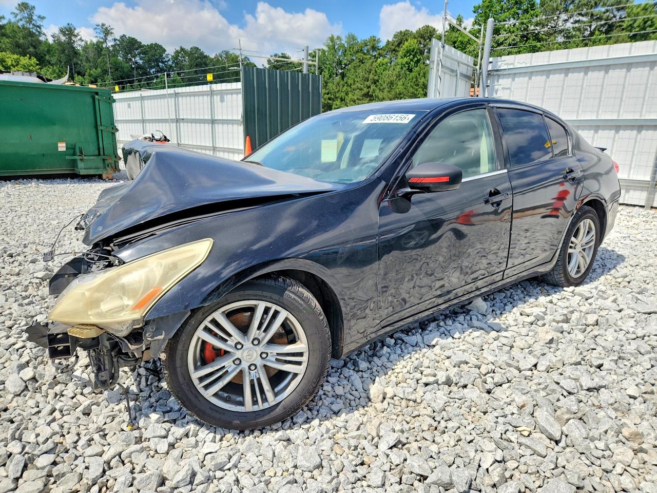 2010 Infiniti G37 Sedan Base Black vin: JN1CV6AP7AM204207