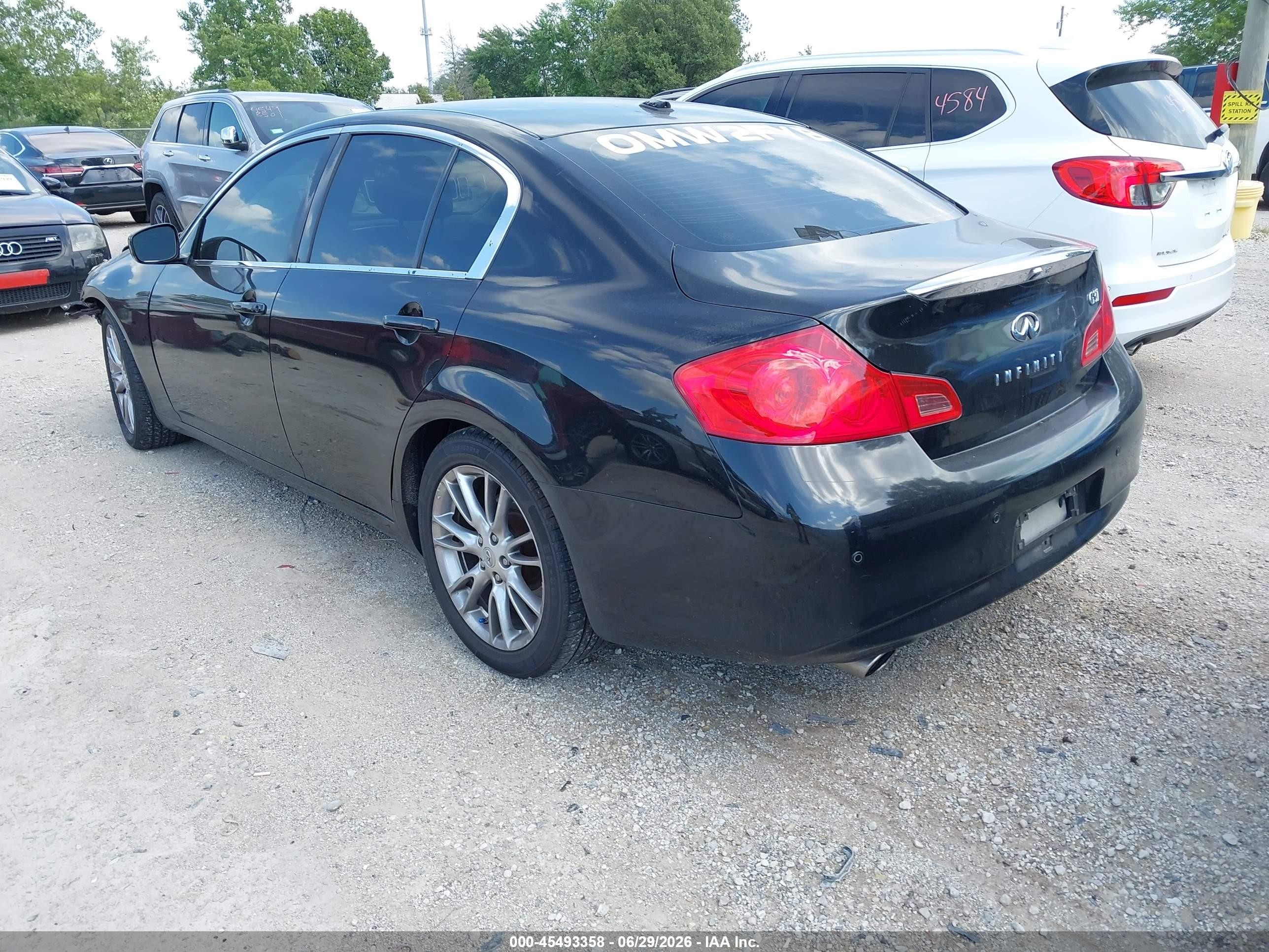 2010 Infiniti G37 Journey Черный vin: JN1CV6AP7AM400177