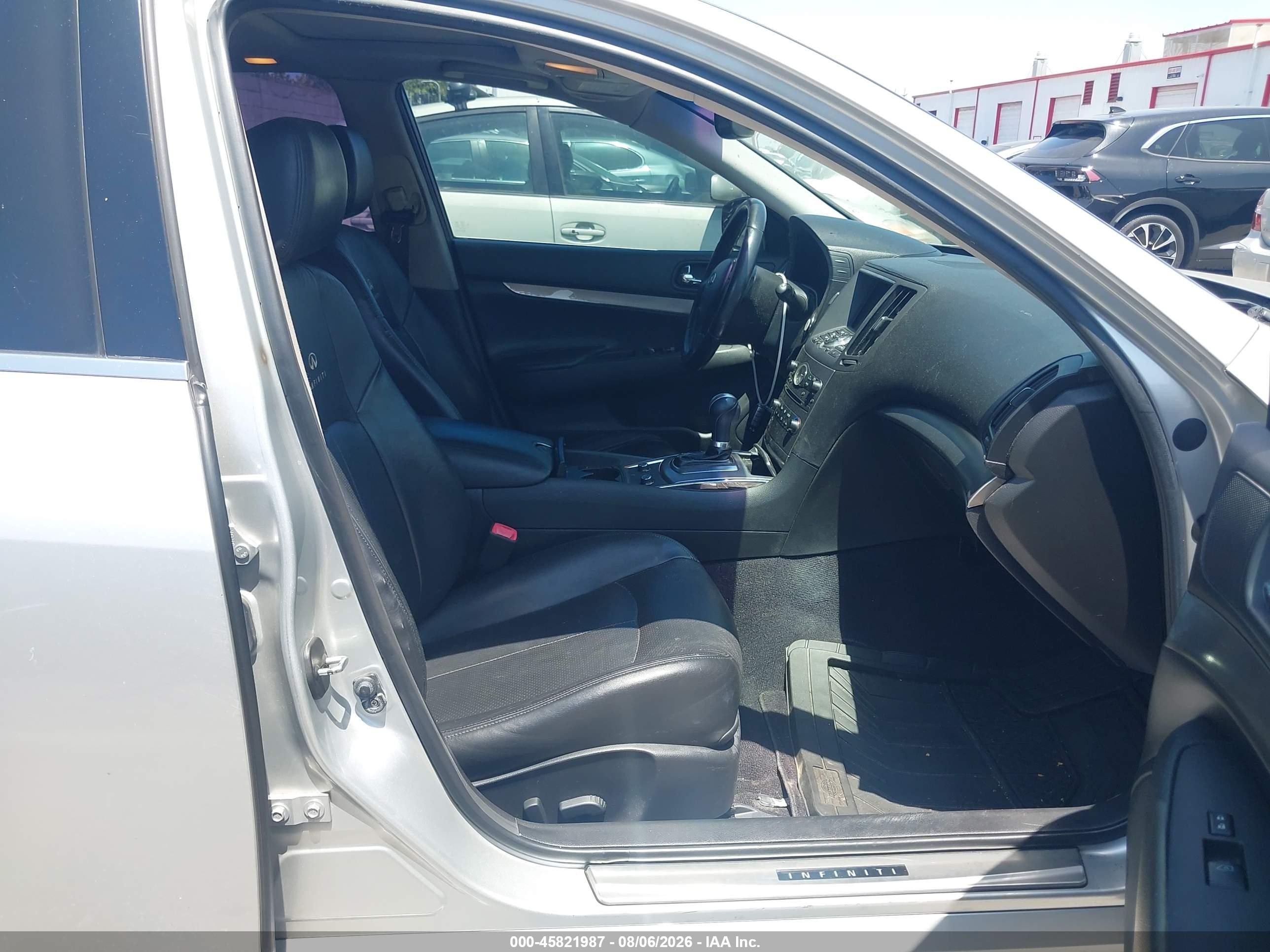 2010 Infiniti G37 Sport Silver vin: JN1CV6AP7AM400633