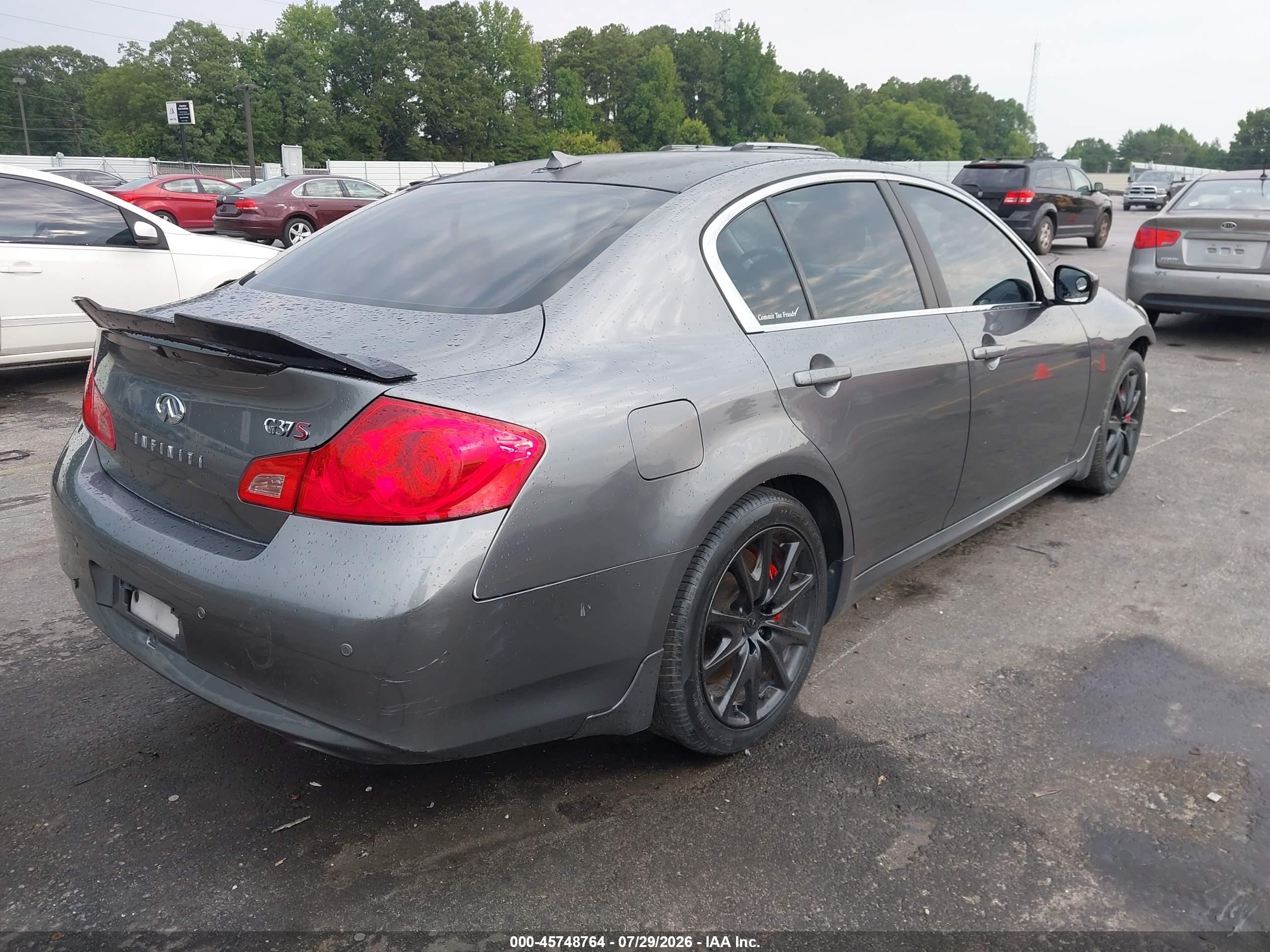 2010 Infiniti G37 Journey Gray vin: JN1CV6AP7AM406576