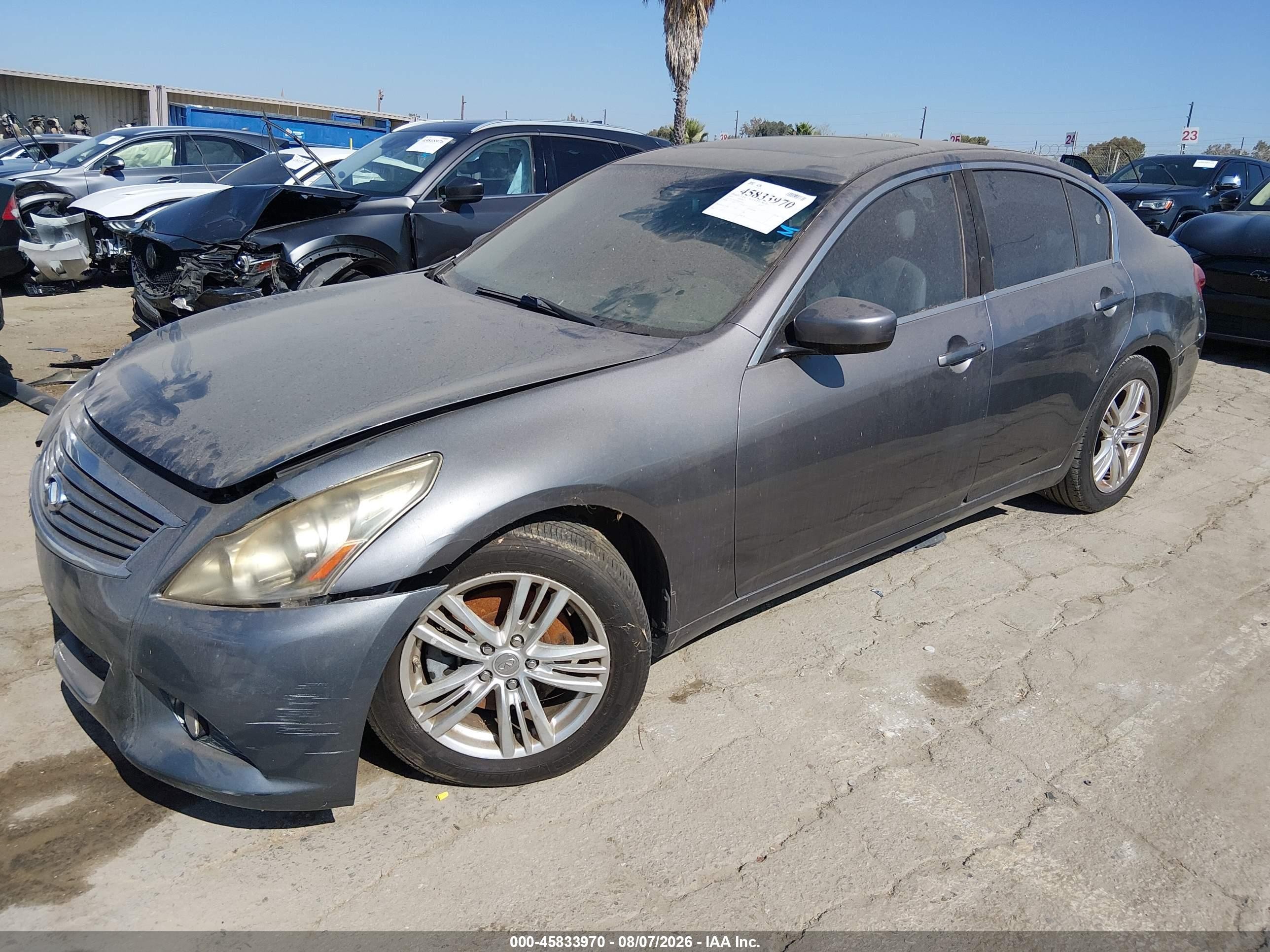 2011 Infiniti G37 Journey Gray vin: JN1CV6AP7BM504346