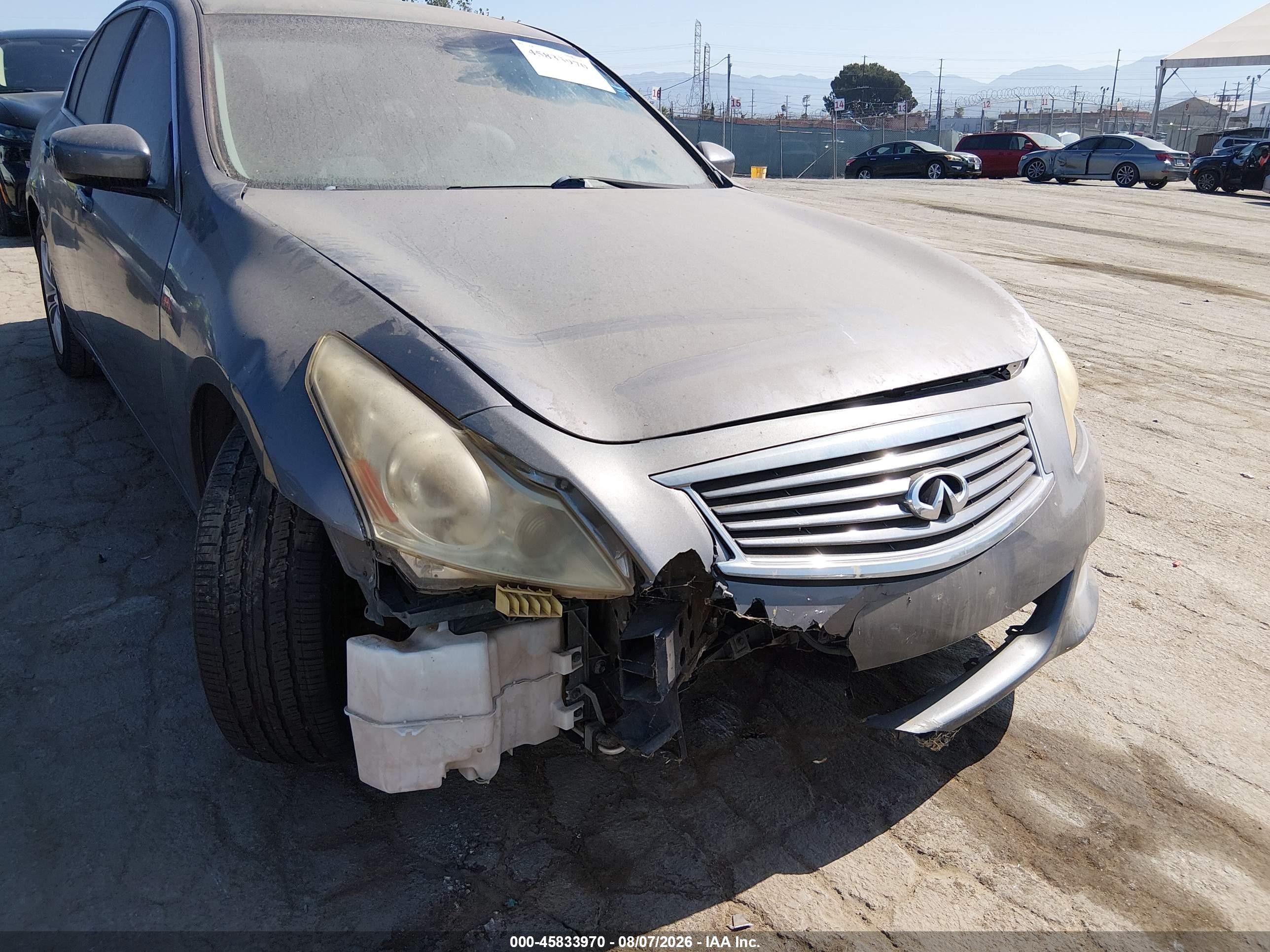 2011 Infiniti G37 Journey Gray vin: JN1CV6AP7BM504346