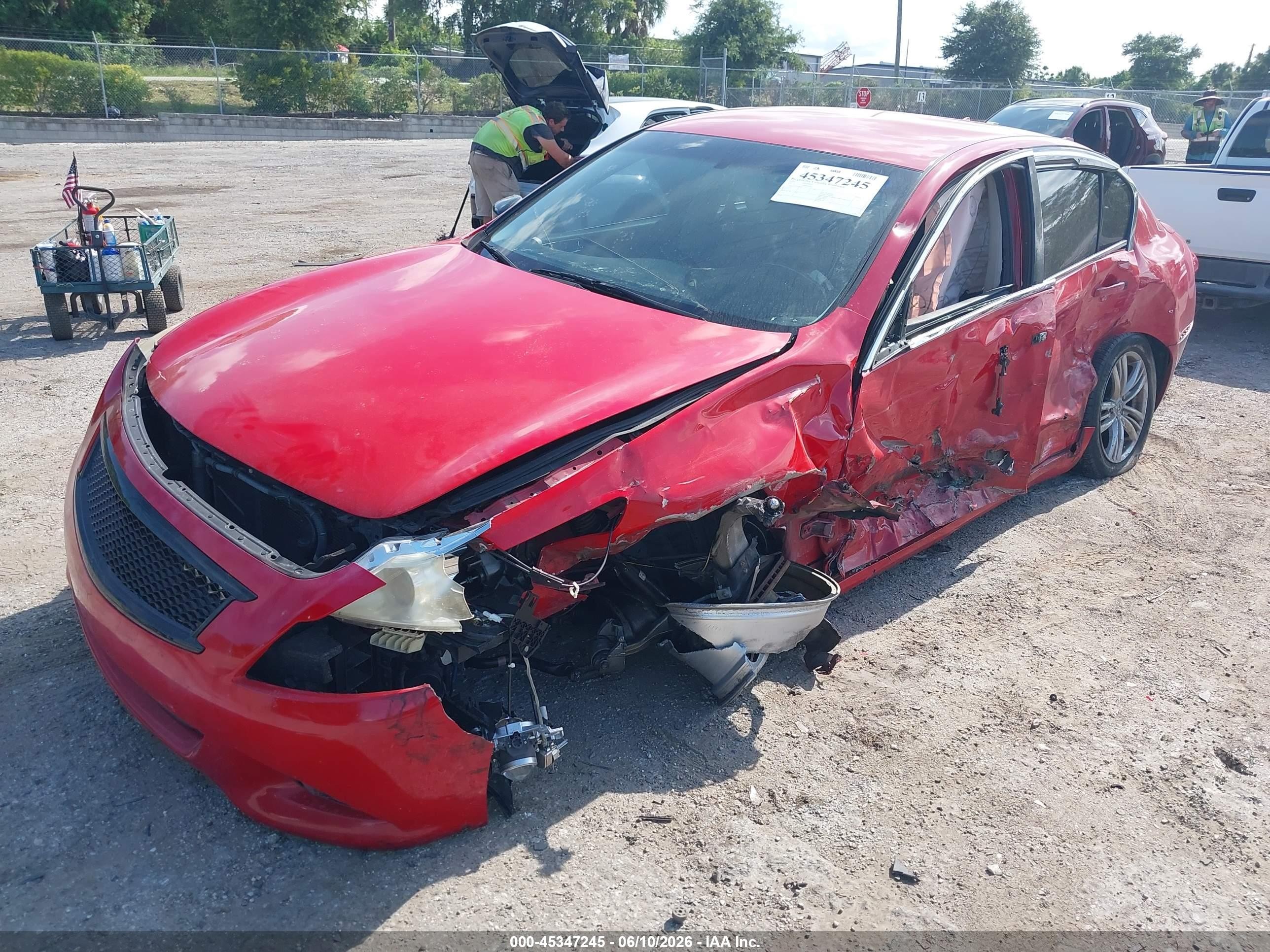 2011 Infiniti G37 Journey Red vin: JN1CV6AP7BM506050