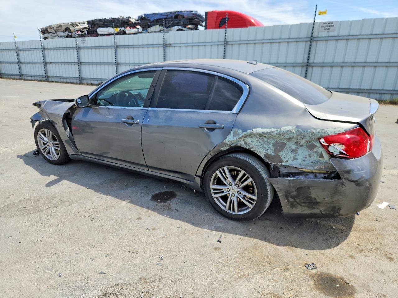 2011 Infiniti G37 Sport Gray vin: JN1CV6AP7BM506467