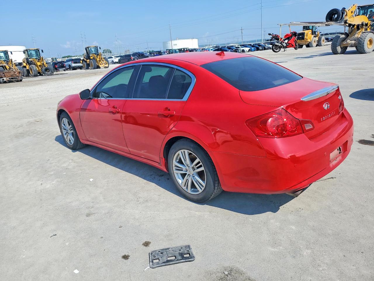 2012 Infiniti G37 Sedan Journey Красный vin: JN1CV6AP7CM628568