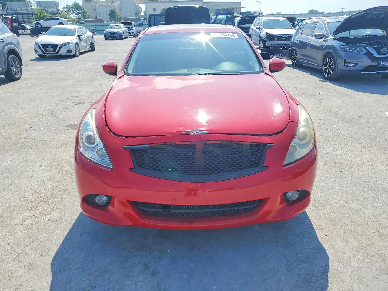 2012 Infiniti G37 Sedan Journey Красный vin: JN1CV6AP7CM628568