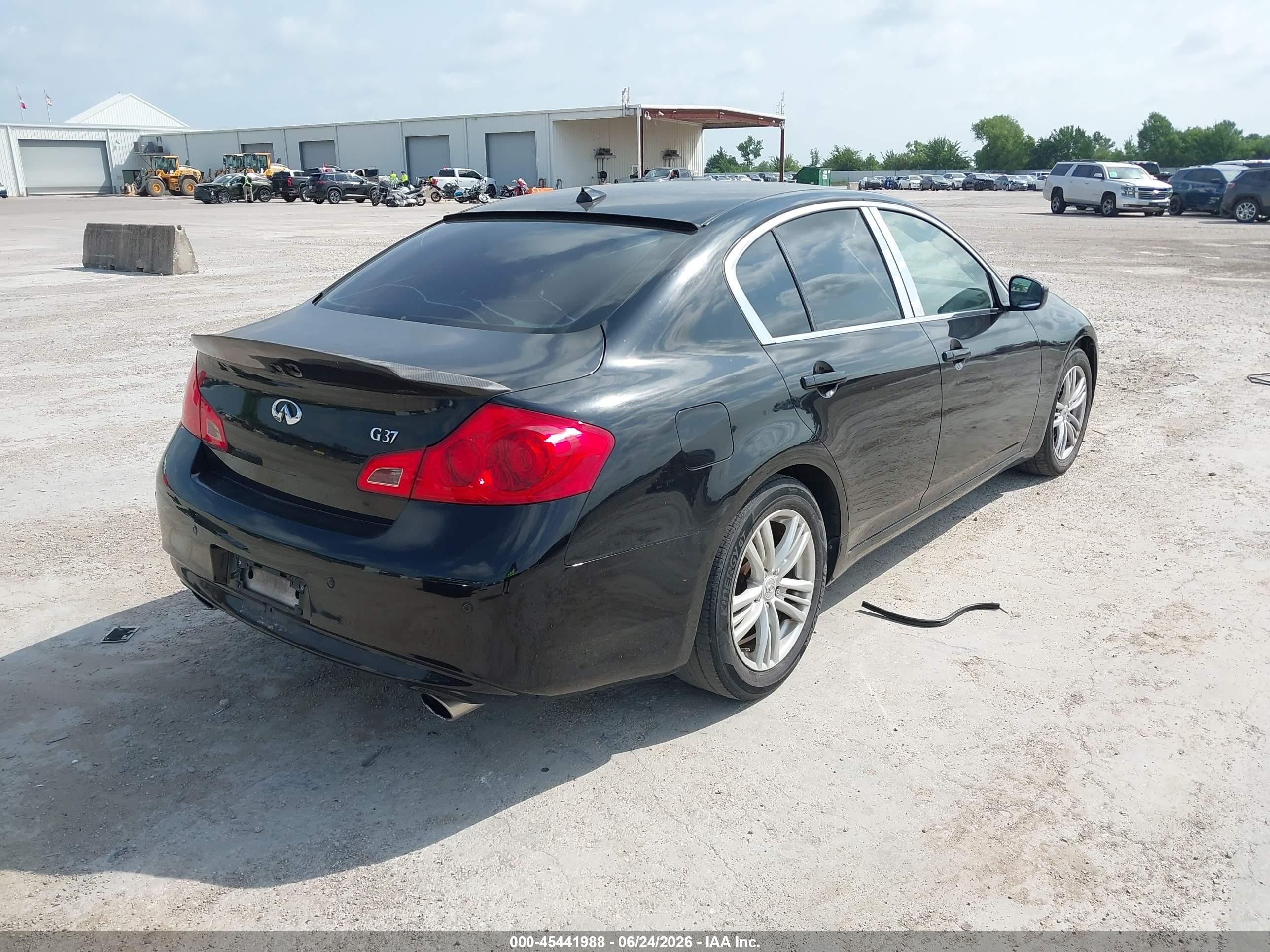 2012 Infiniti G37 Journey Black vin: JN1CV6AP7CM931561