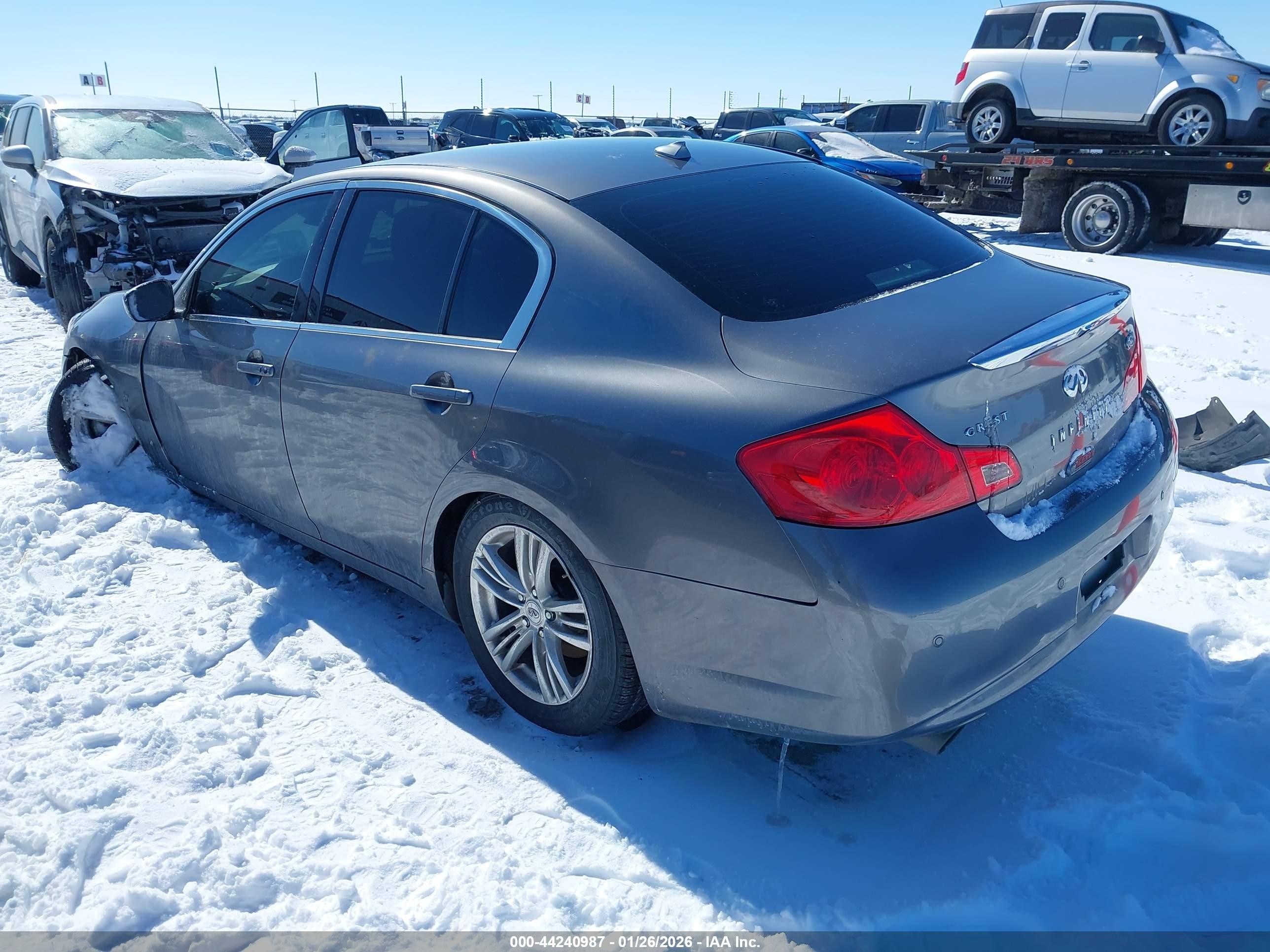 2012 Infiniti G37 Journey Gray vin: JN1CV6AP7CM936016