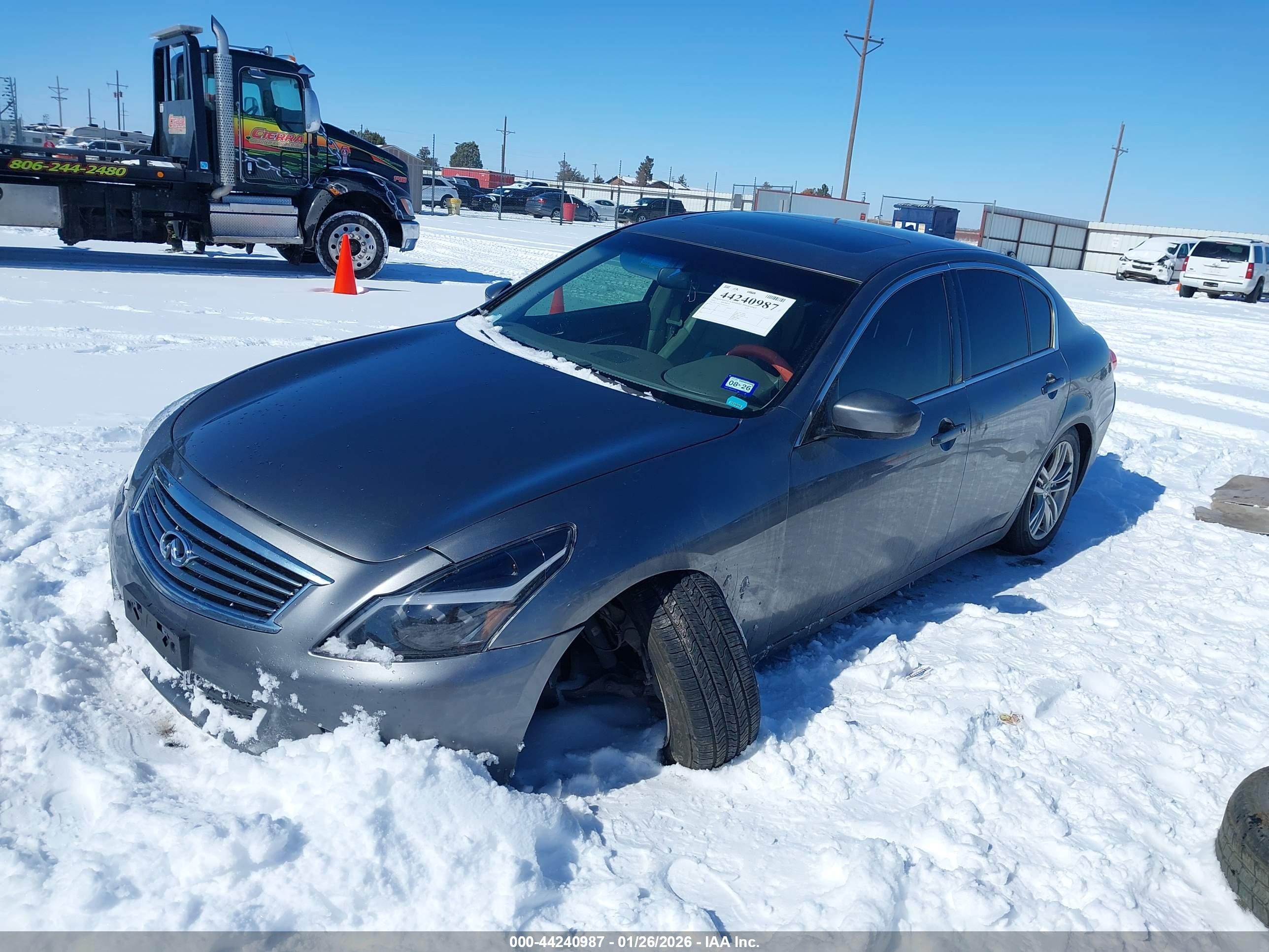 2012 Infiniti G37 Journey Gray vin: JN1CV6AP7CM936016